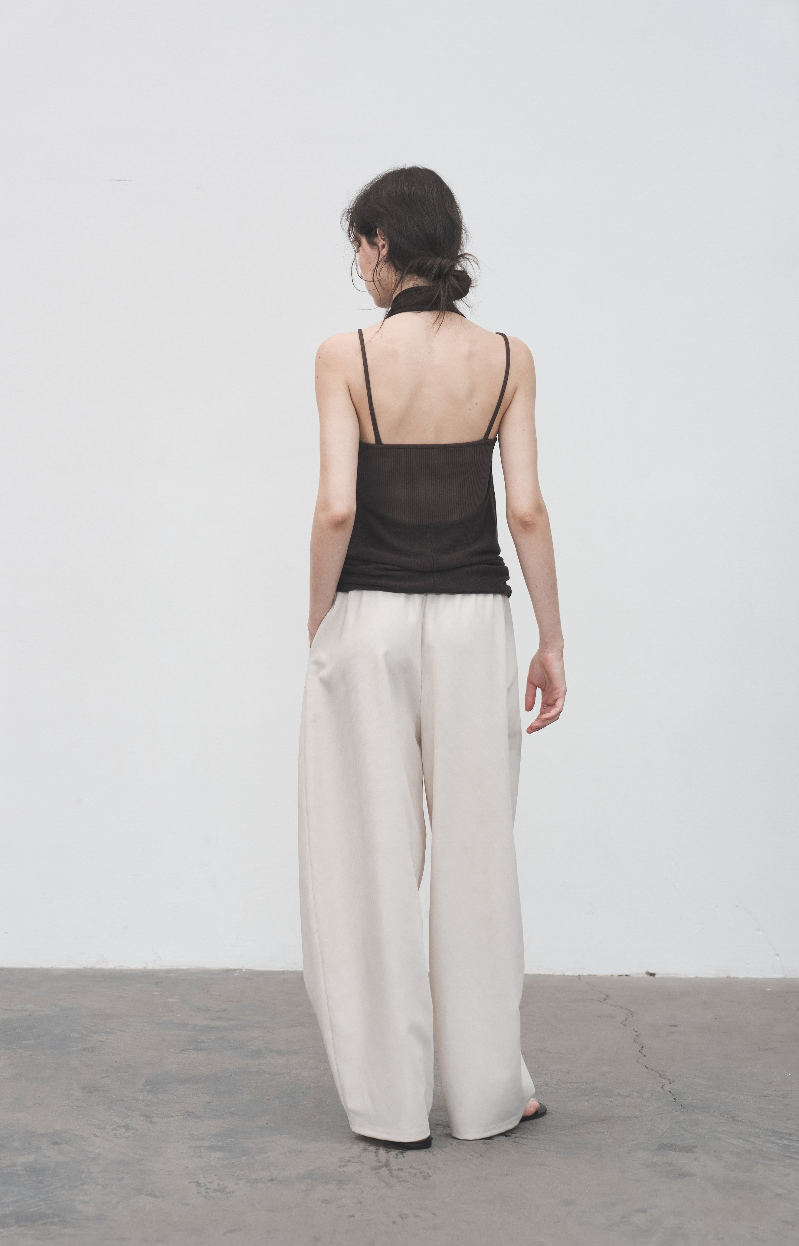 LOOSE DRAPE WIDE SLACKS