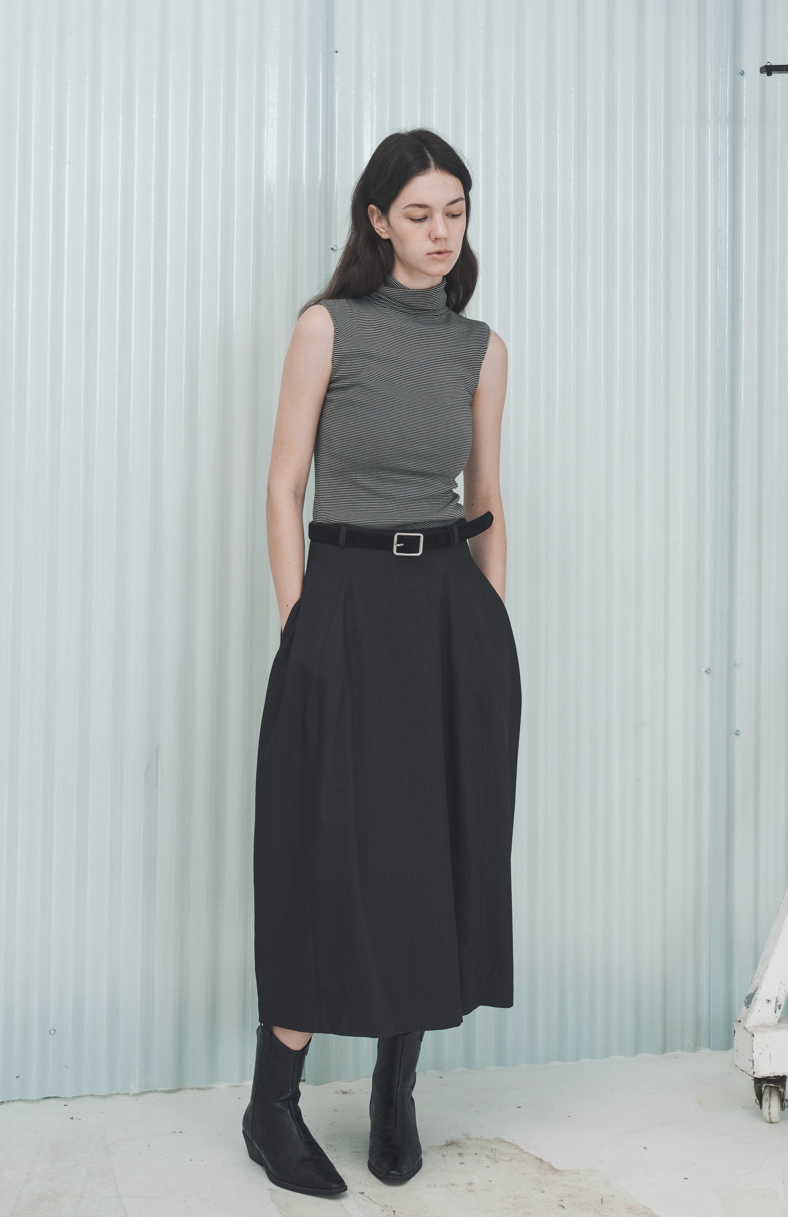 WIDE CUT COCOON SKIRT / ワイドカットコクーンスカート