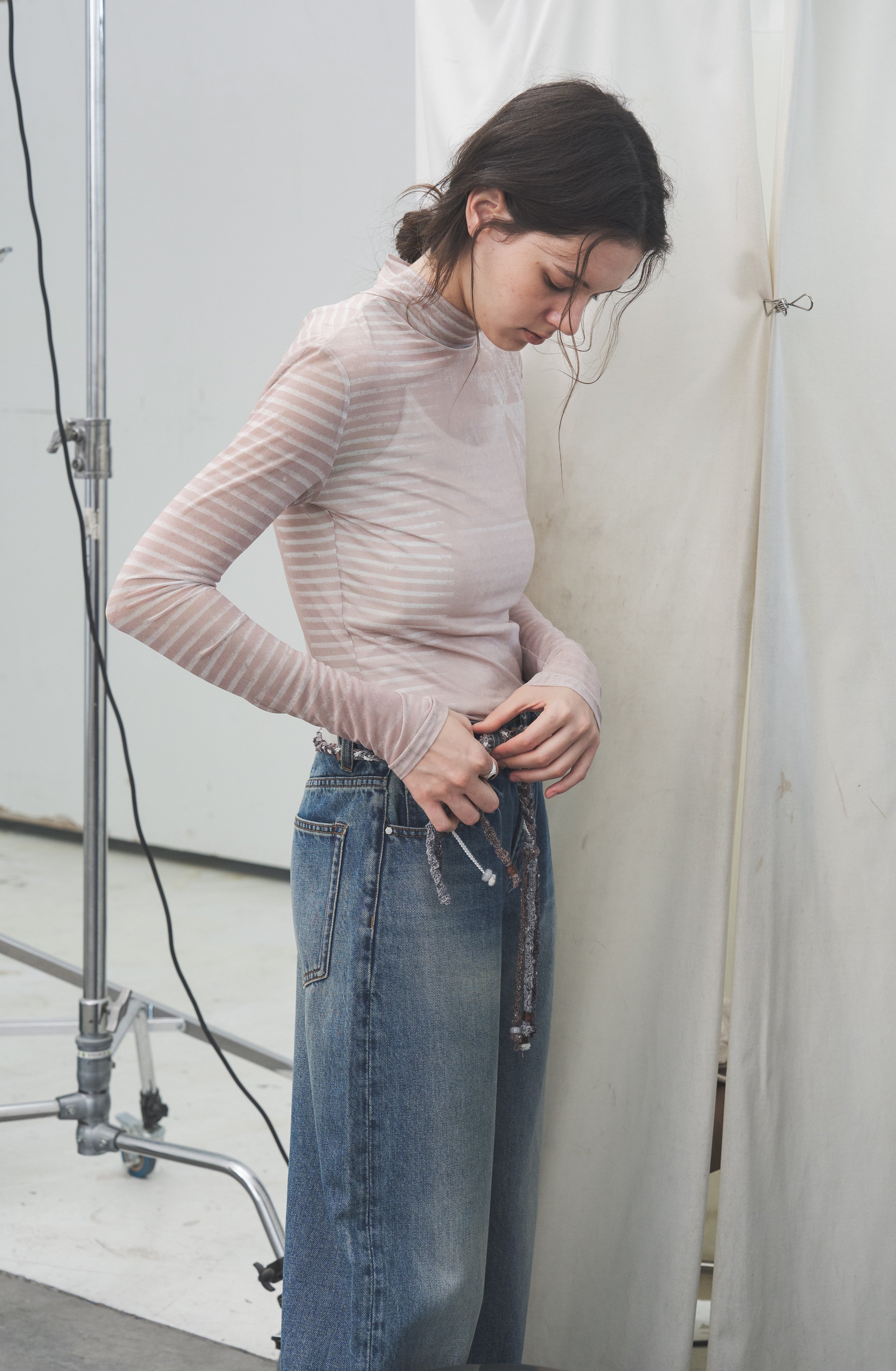 RUBBING ART SHEER TOP / ラビングアートシアートップ