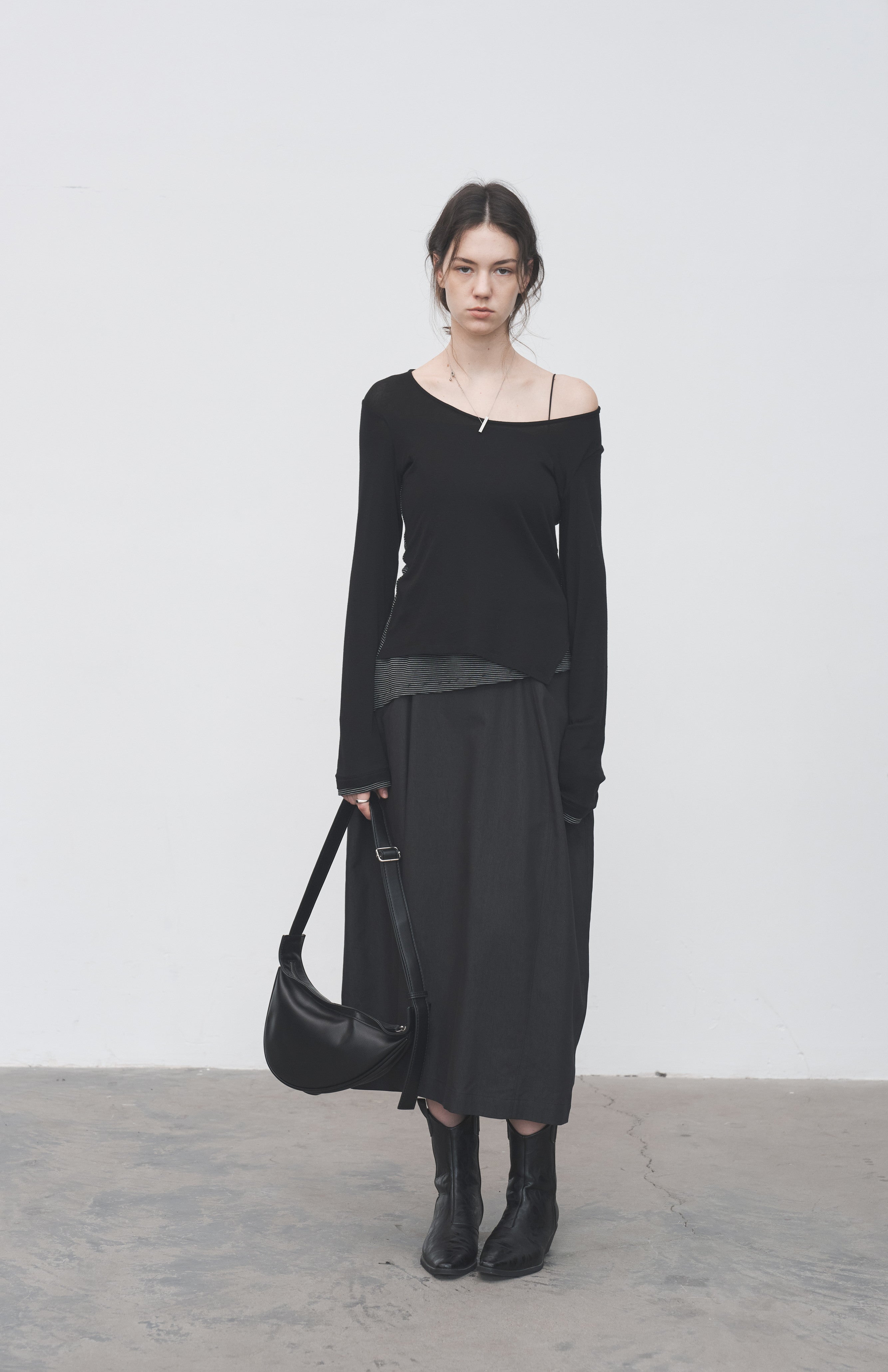 WIDE CUT COCOON SKIRT / ワイドカットコクーンスカート