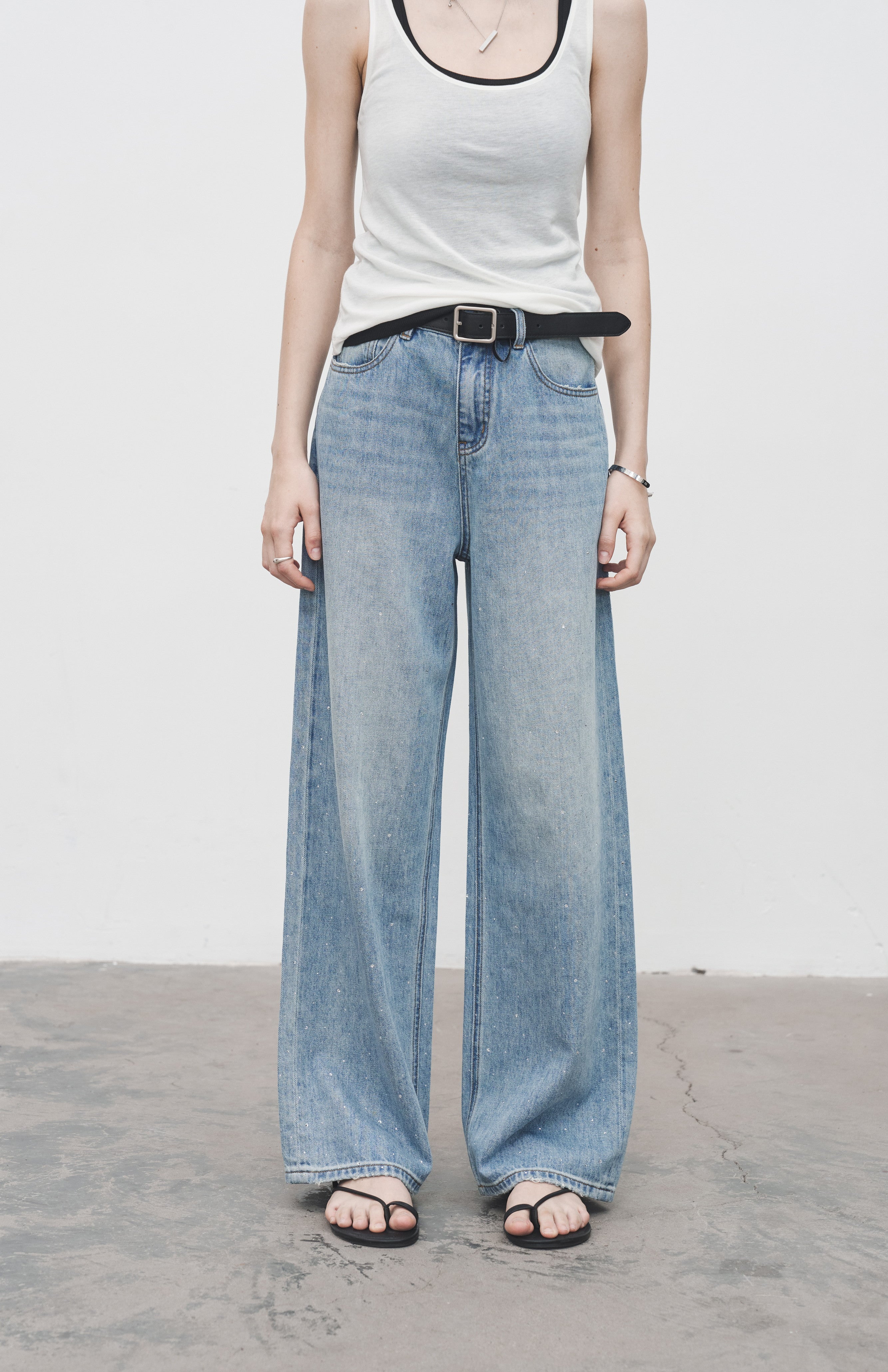 SEA SALT BLUE JEANS