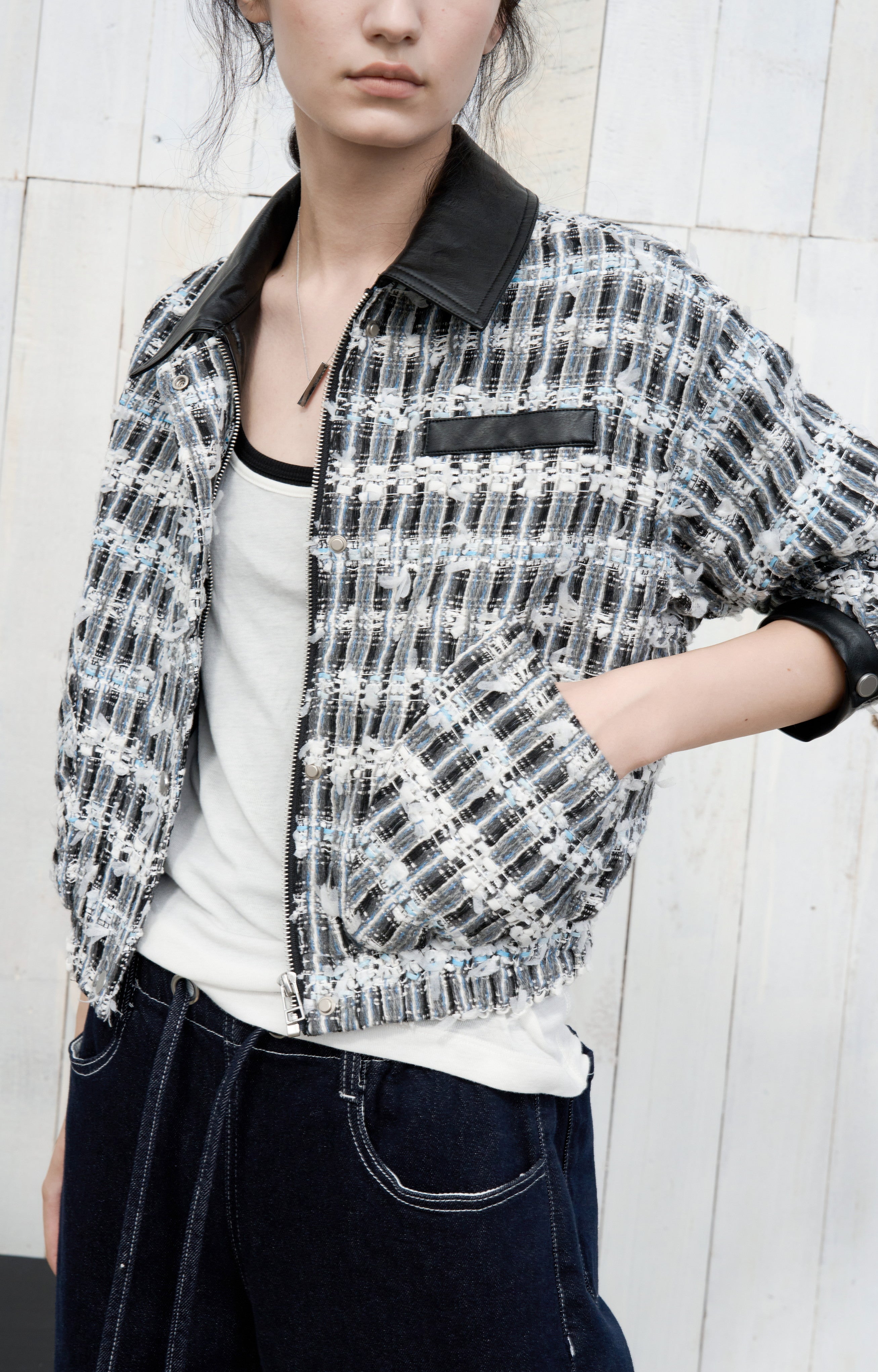 EDGE LEATHER FRAGRANCE JACKET / エッジレザーフレグランスジャケット
