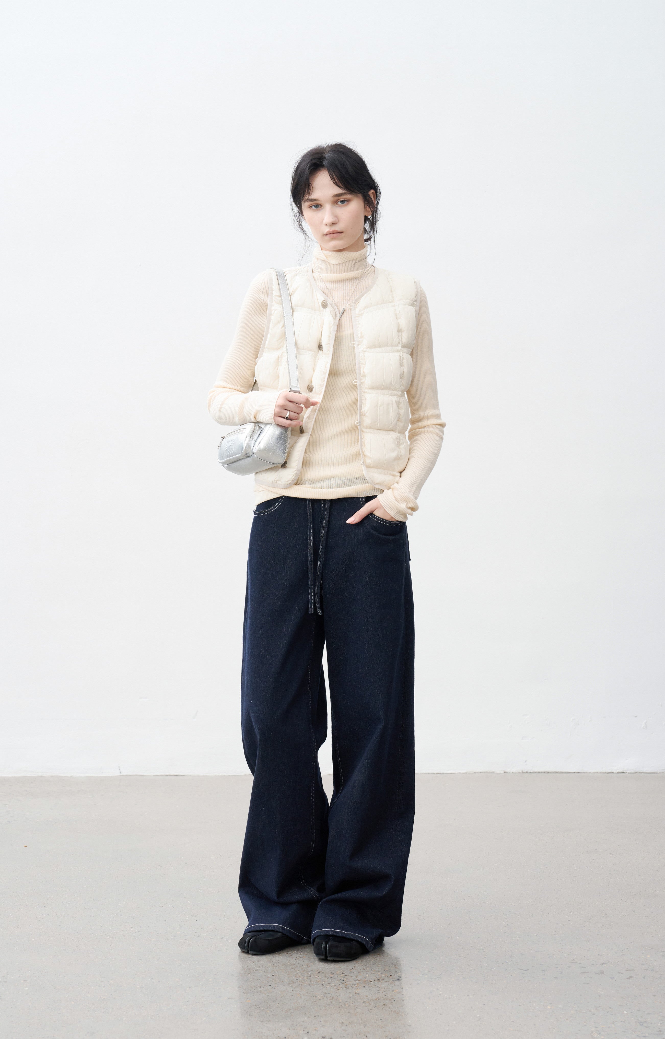 WRINKLE BLOCK DOWN VEST / リンクルブロックダウンベスト