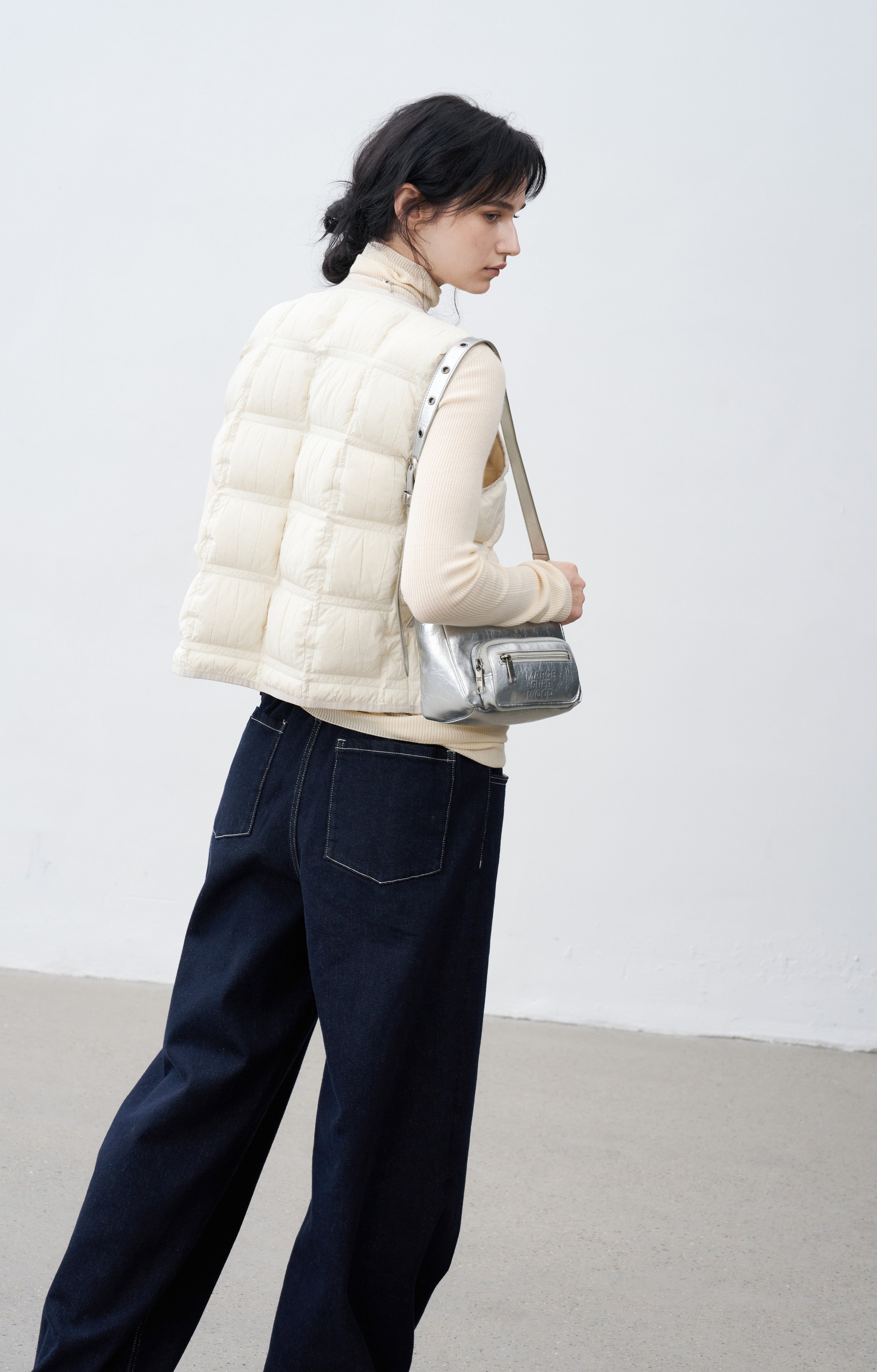 WRINKLE BLOCK DOWN VEST / リンクルブロックダウンベスト