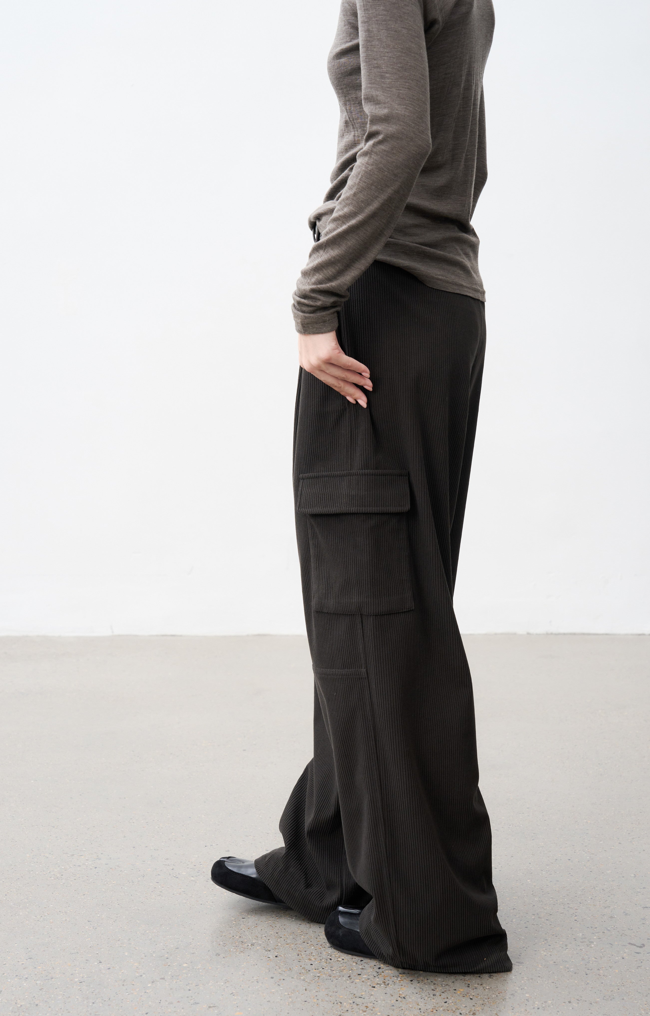 CORDUROY CARGO PANTS