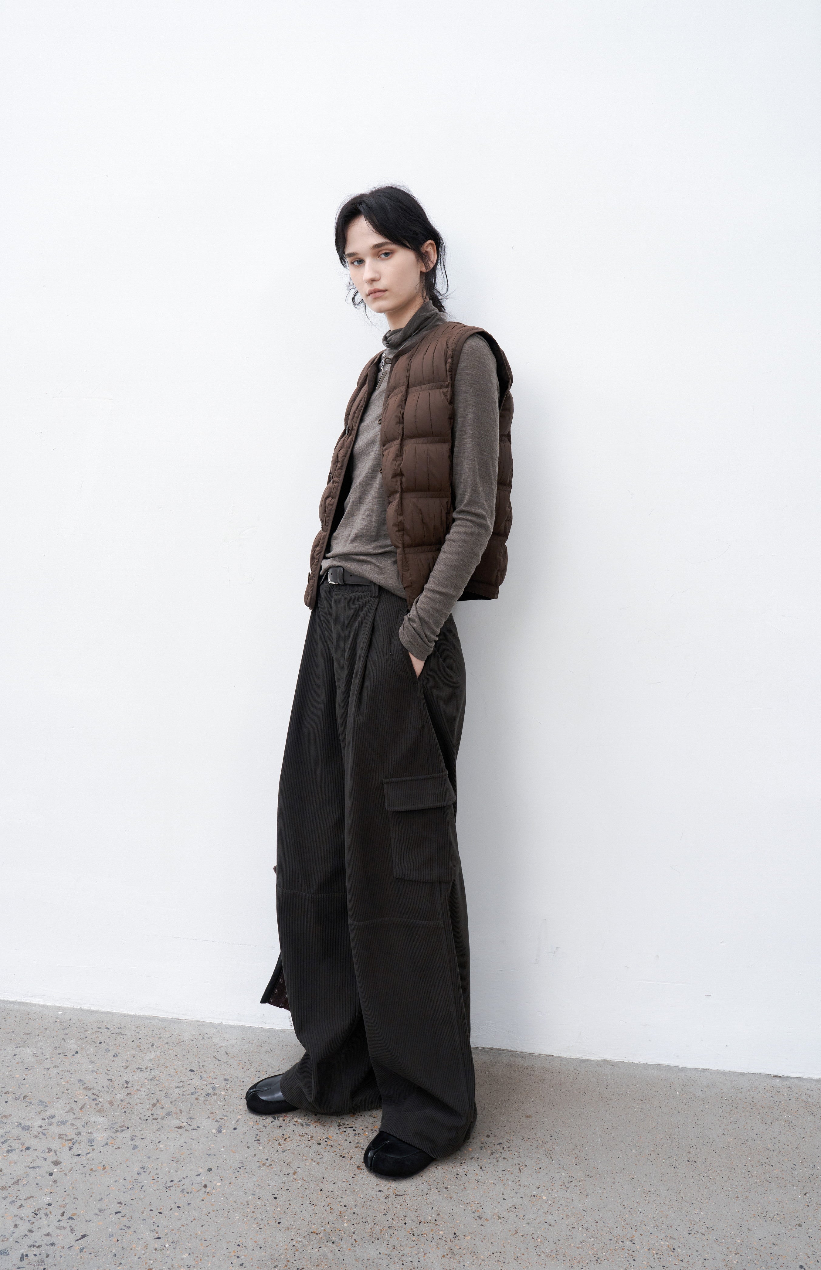 WRINKLE BLOCK DOWN VEST / リンクルブロックダウンベスト