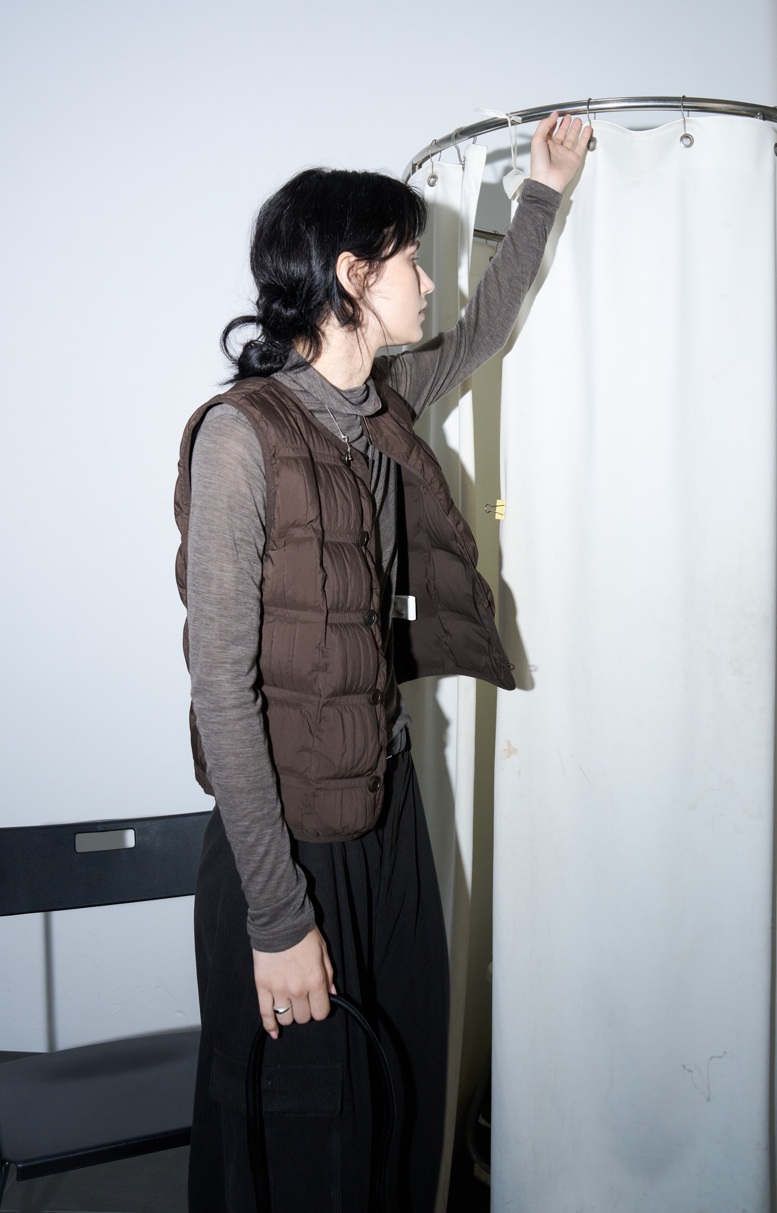 WRINKLE BLOCK DOWN VEST / リンクルブロックダウンベスト