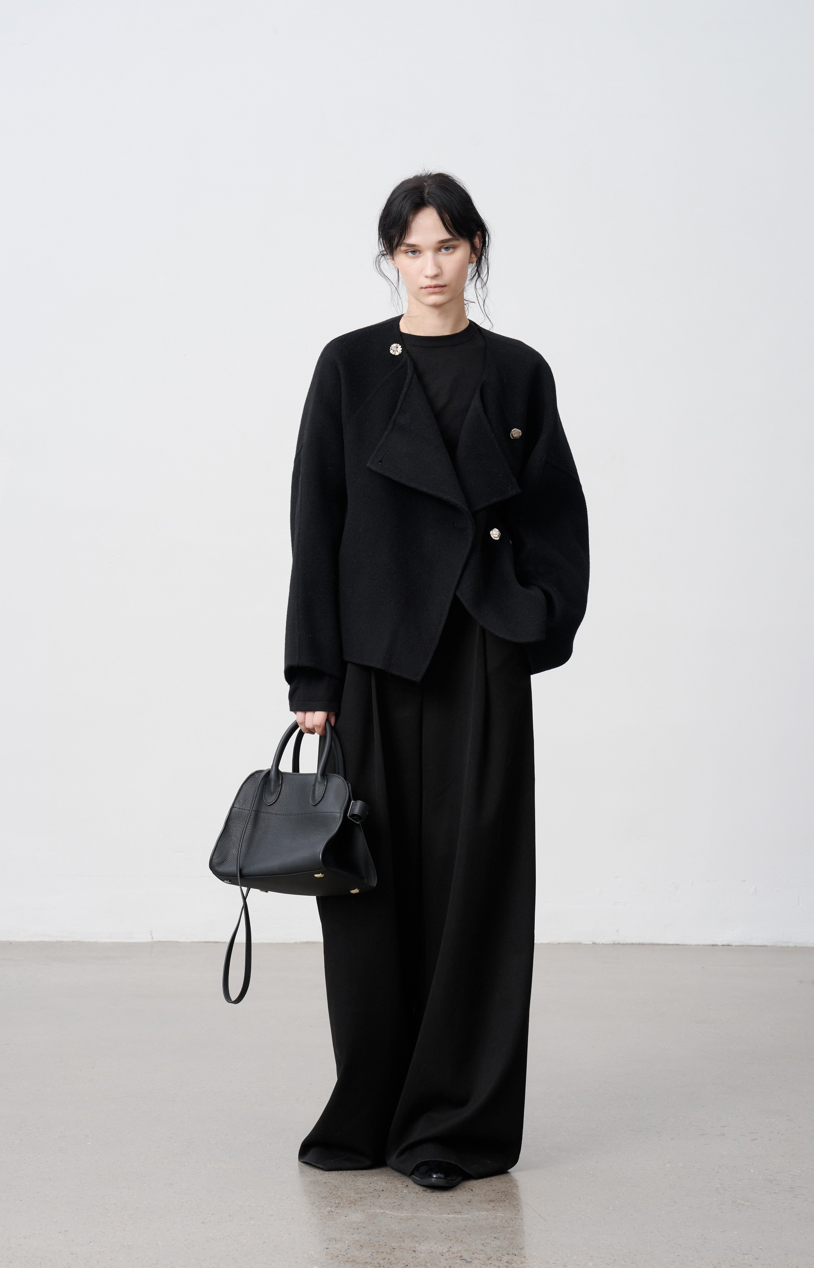 ASSORTED BUTTON WOOL COAT