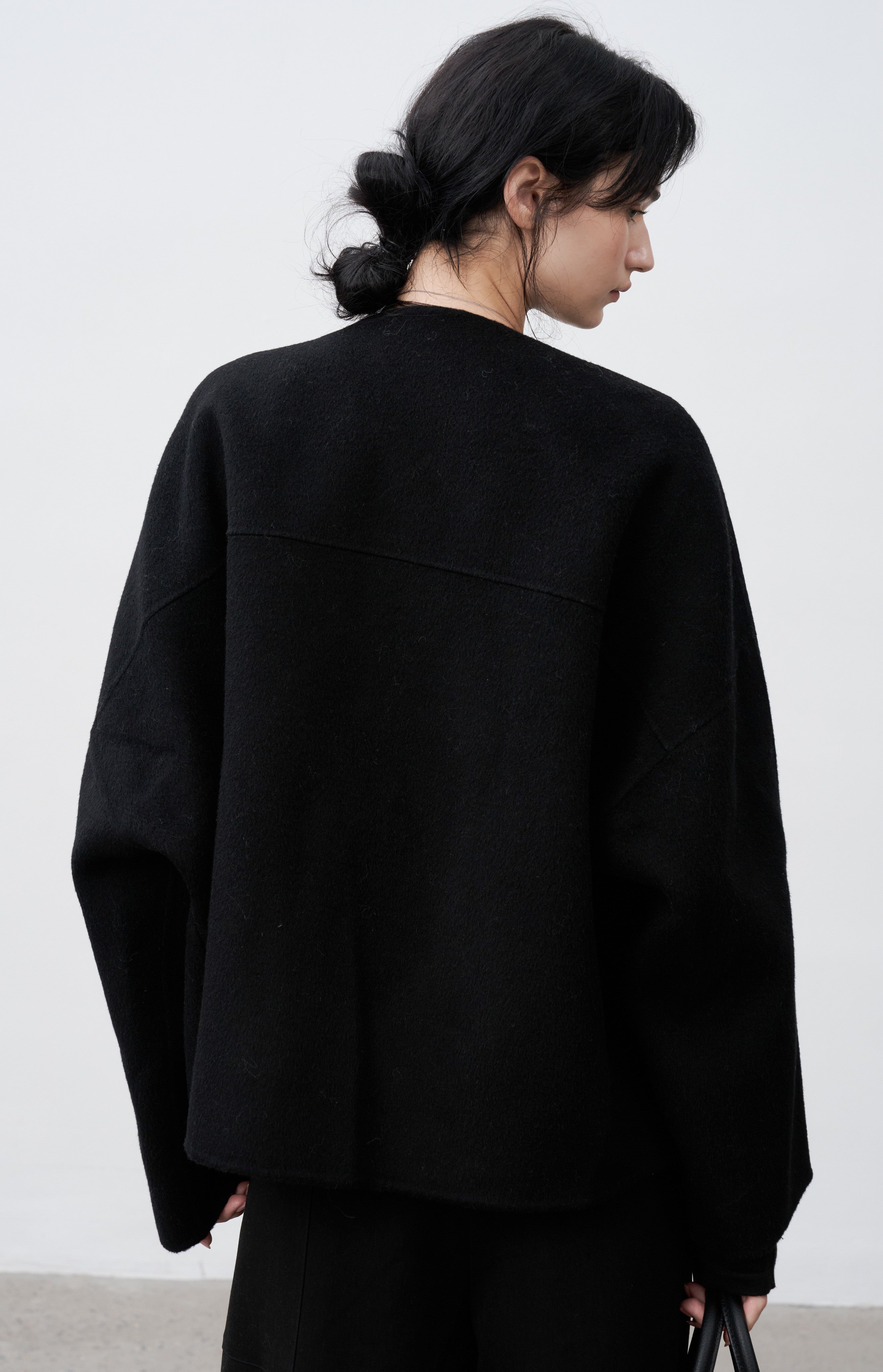 ASSORTED BUTTON WOOL COAT