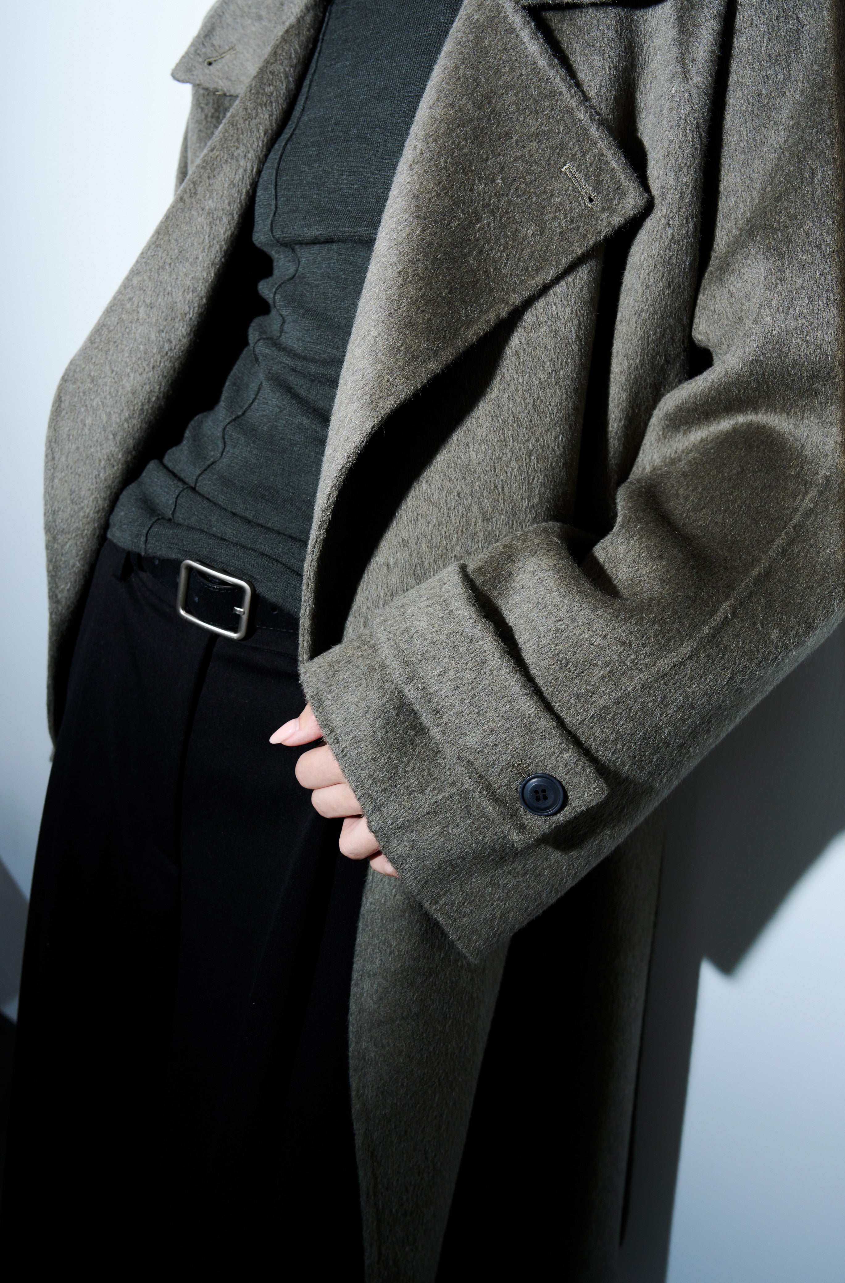 DEEP GREEN WOOL COAT / ディープグリーンウールコート