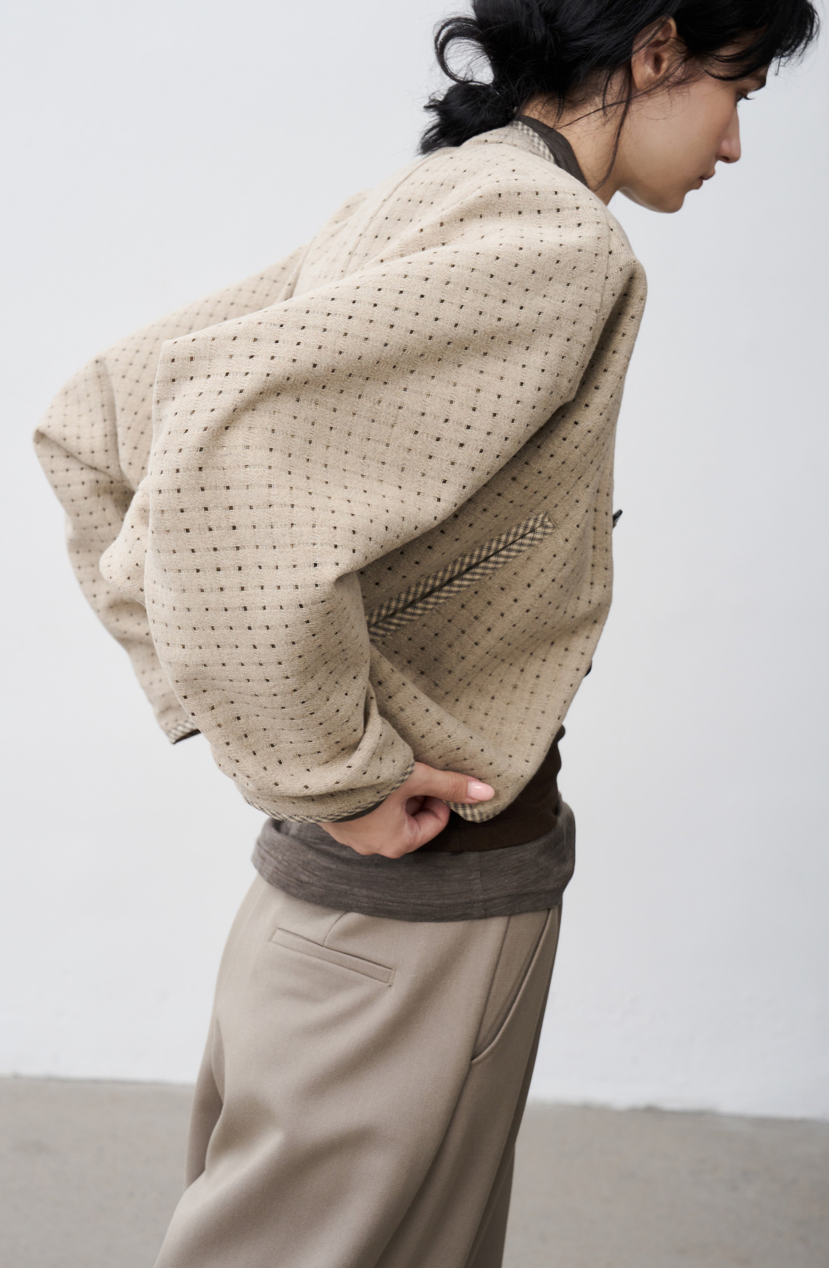 SQUARE MESH SOFT JACKET / スクエアメッシュソフトジャケット