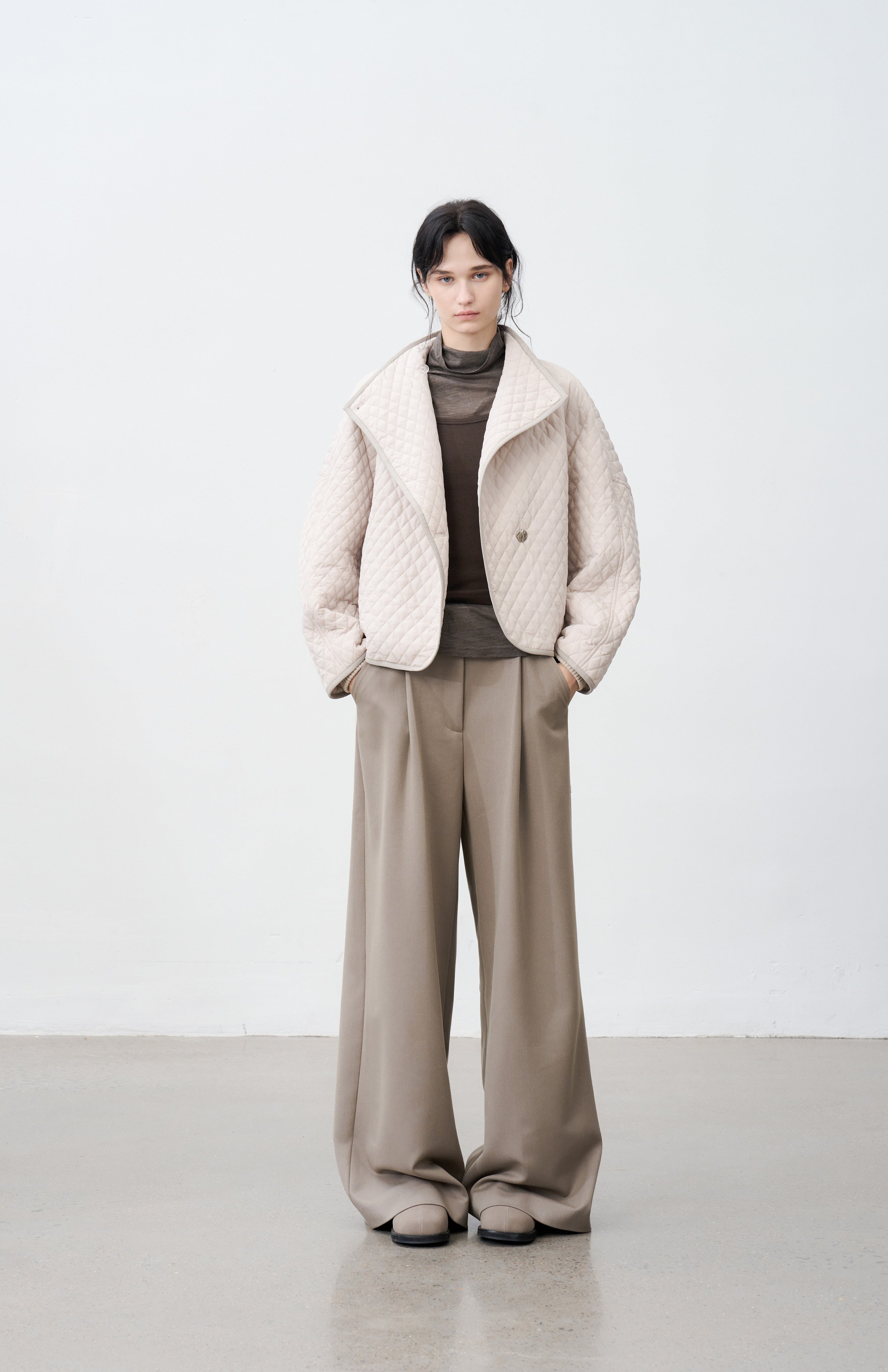 WIDE TUCK WARM SLACKS / ワイドタックウォームスラックス