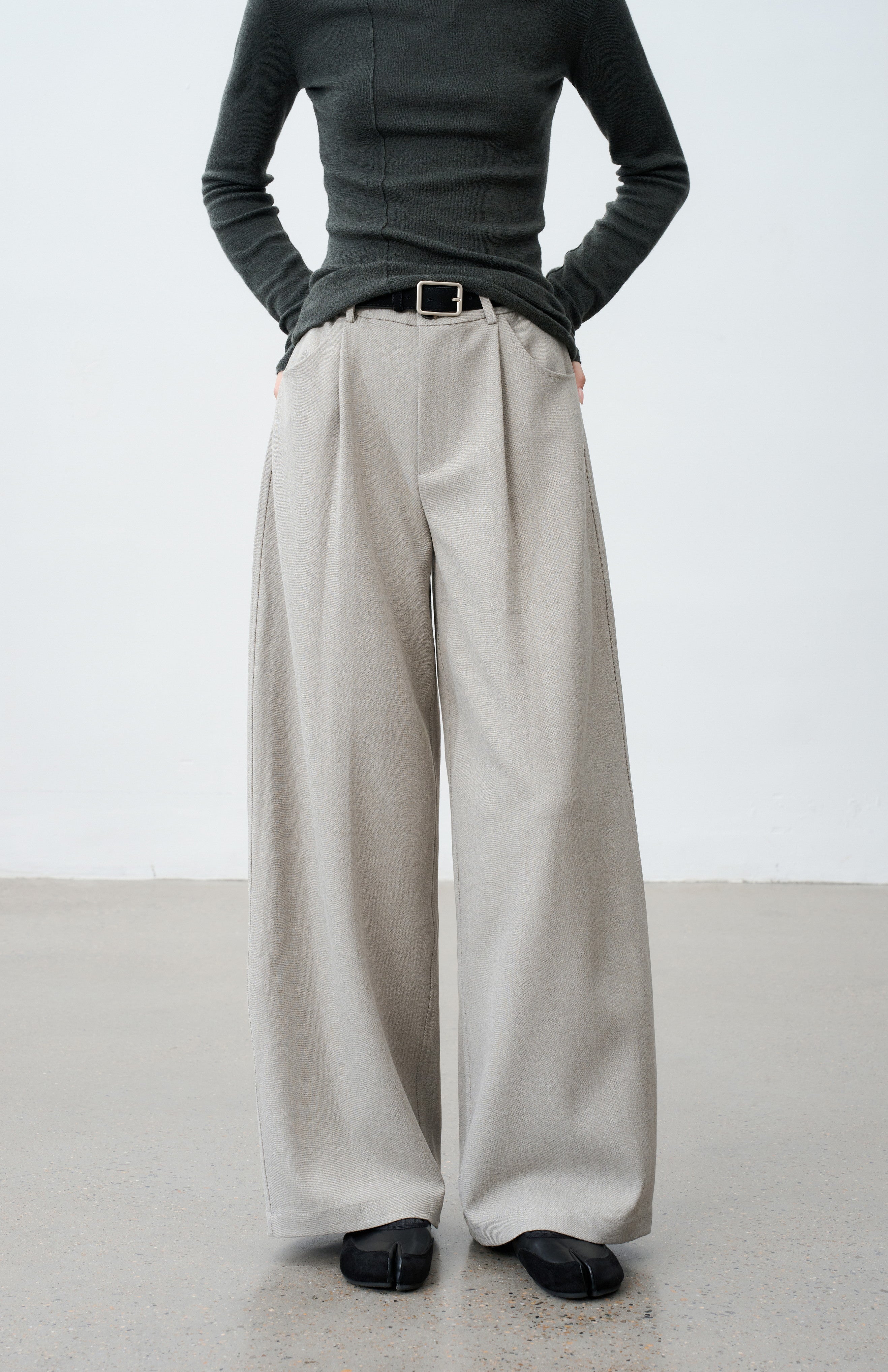 WARM COLOR CURVE PANTS / 웜 컬러 커브 팬츠