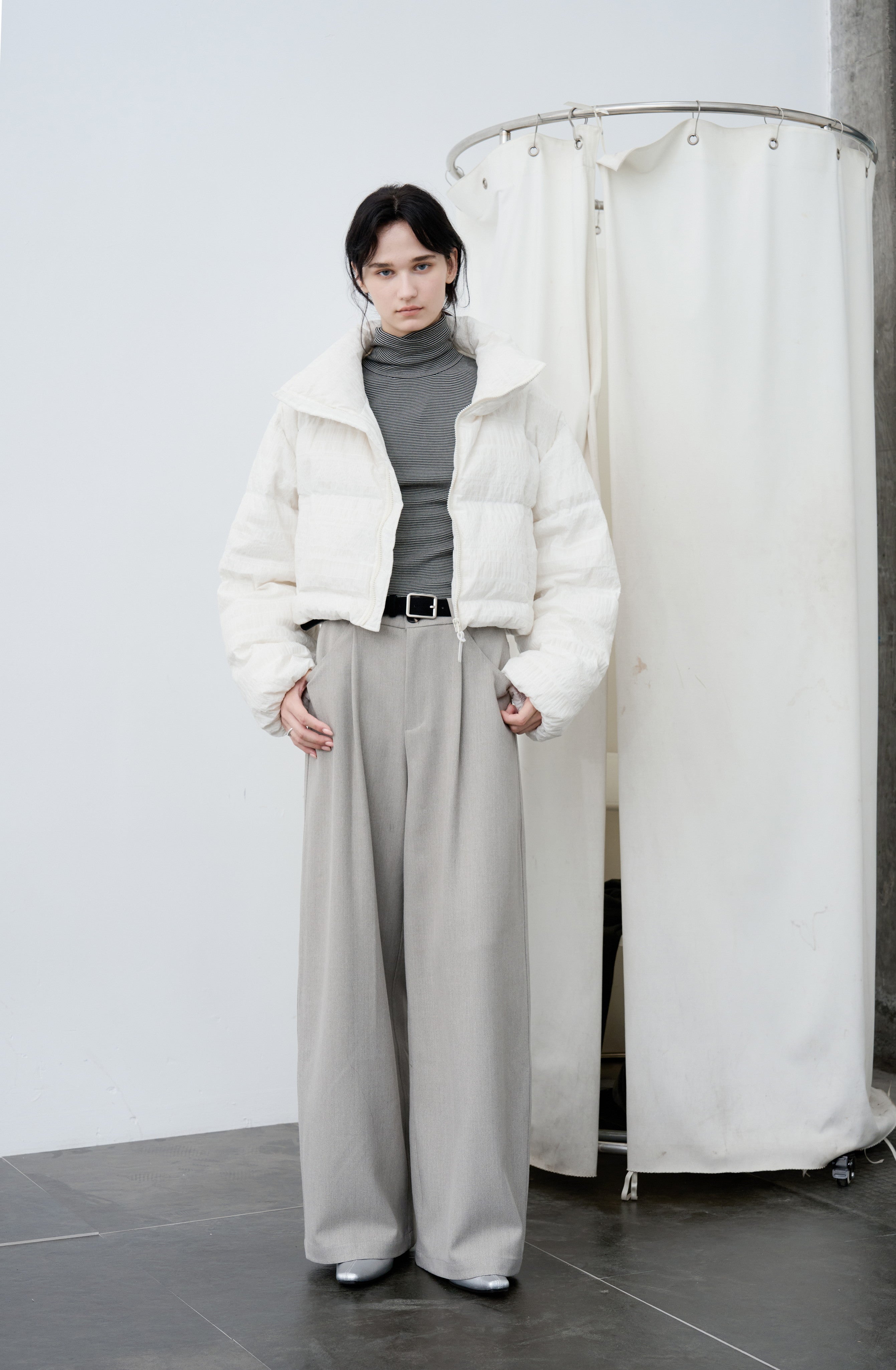 SNOW PATTERN WHITE DOWN / 스노우 패턴 화이트 다운