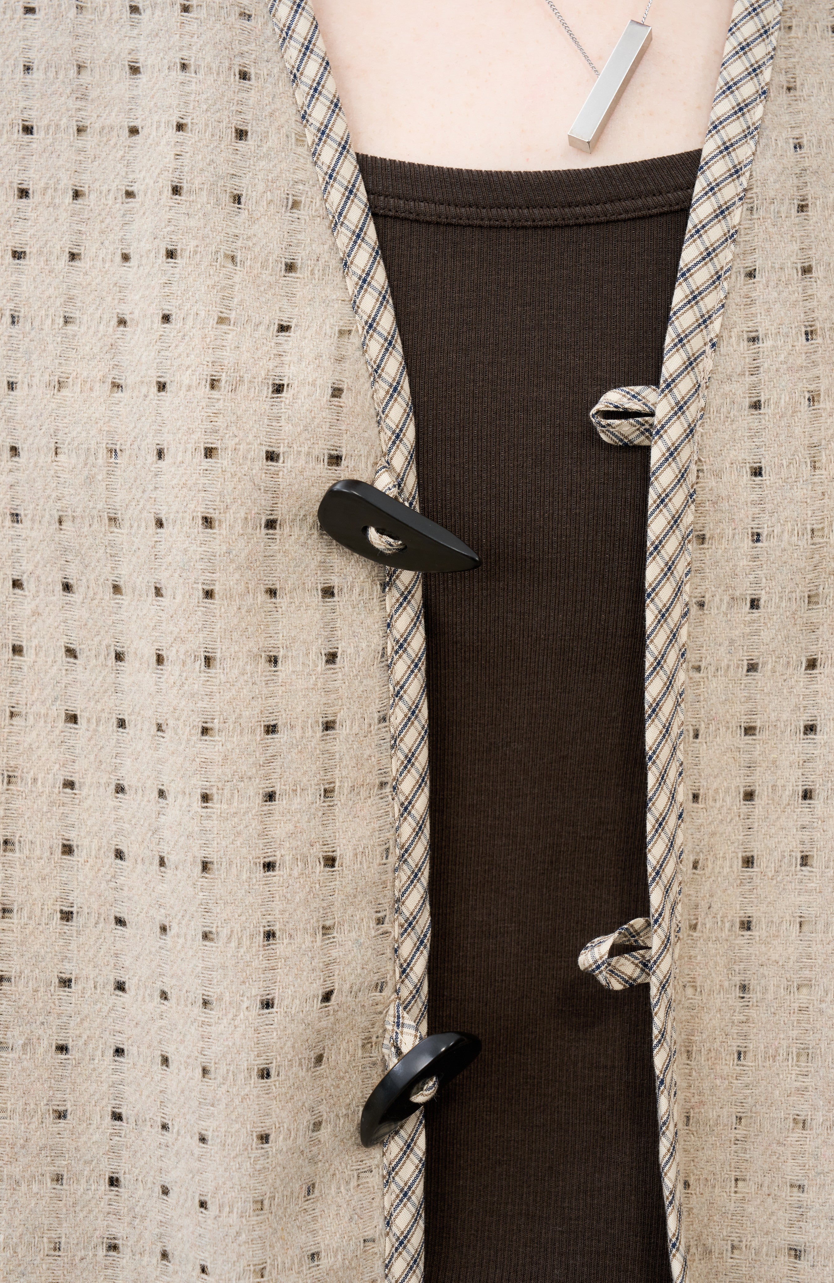 SQUARE MESH SOFT JACKET