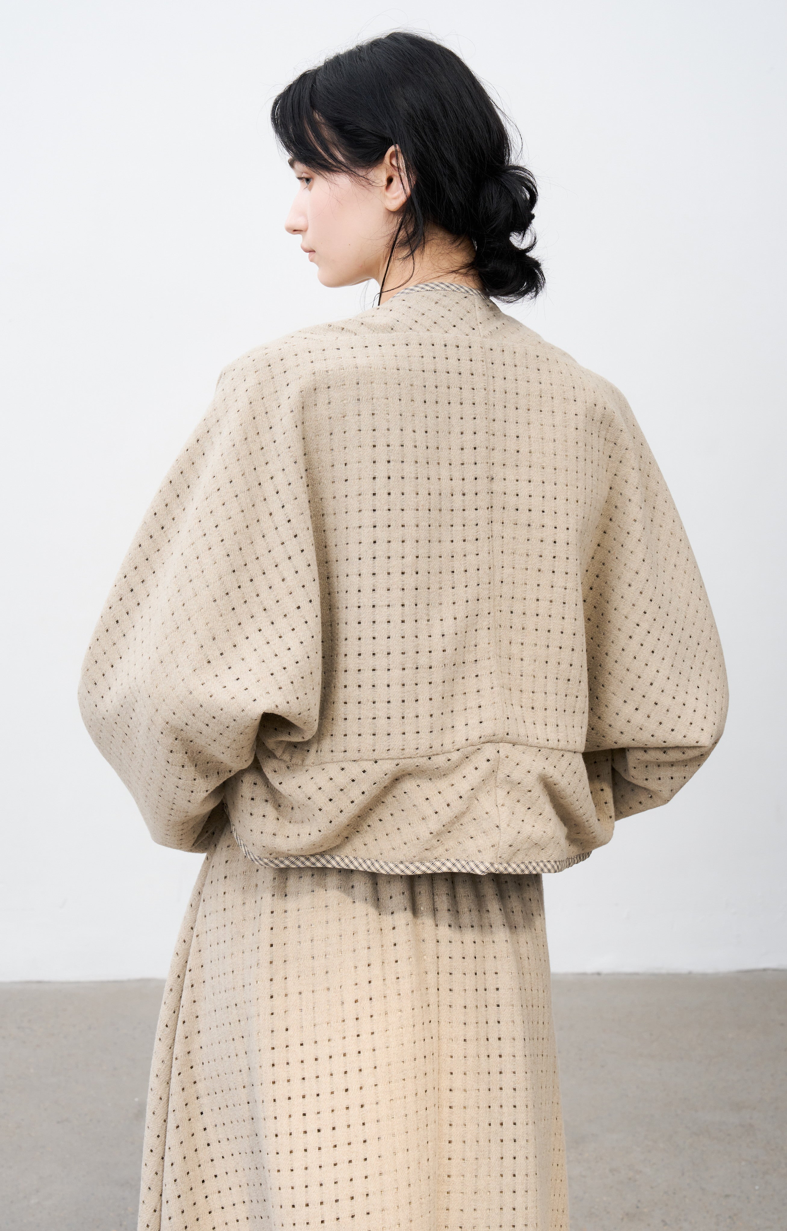 SQUARE MESH SOFT JACKET