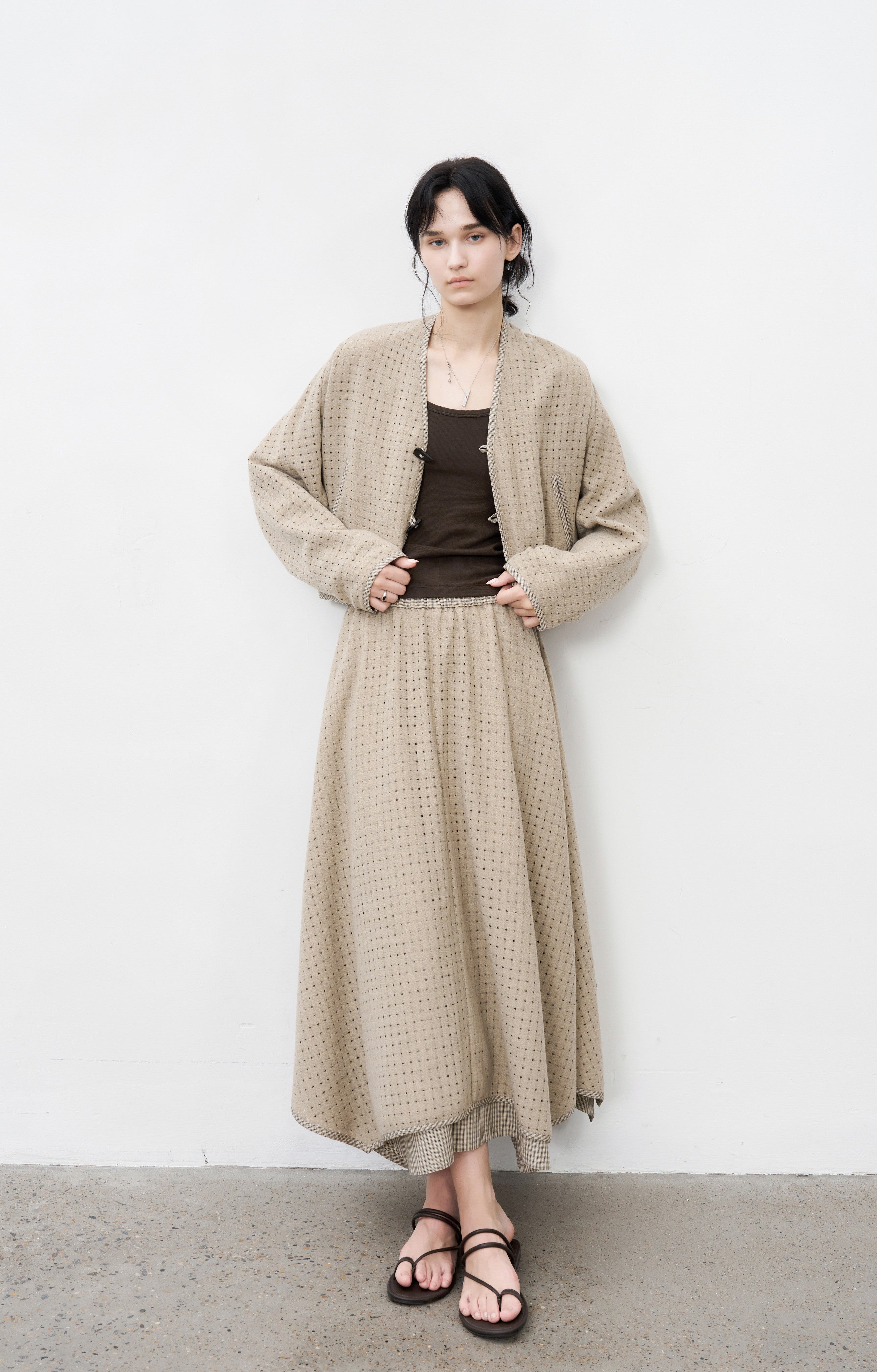 SQUARE MESH SOFT JACKET / スクエアメッシュソフトジャケット