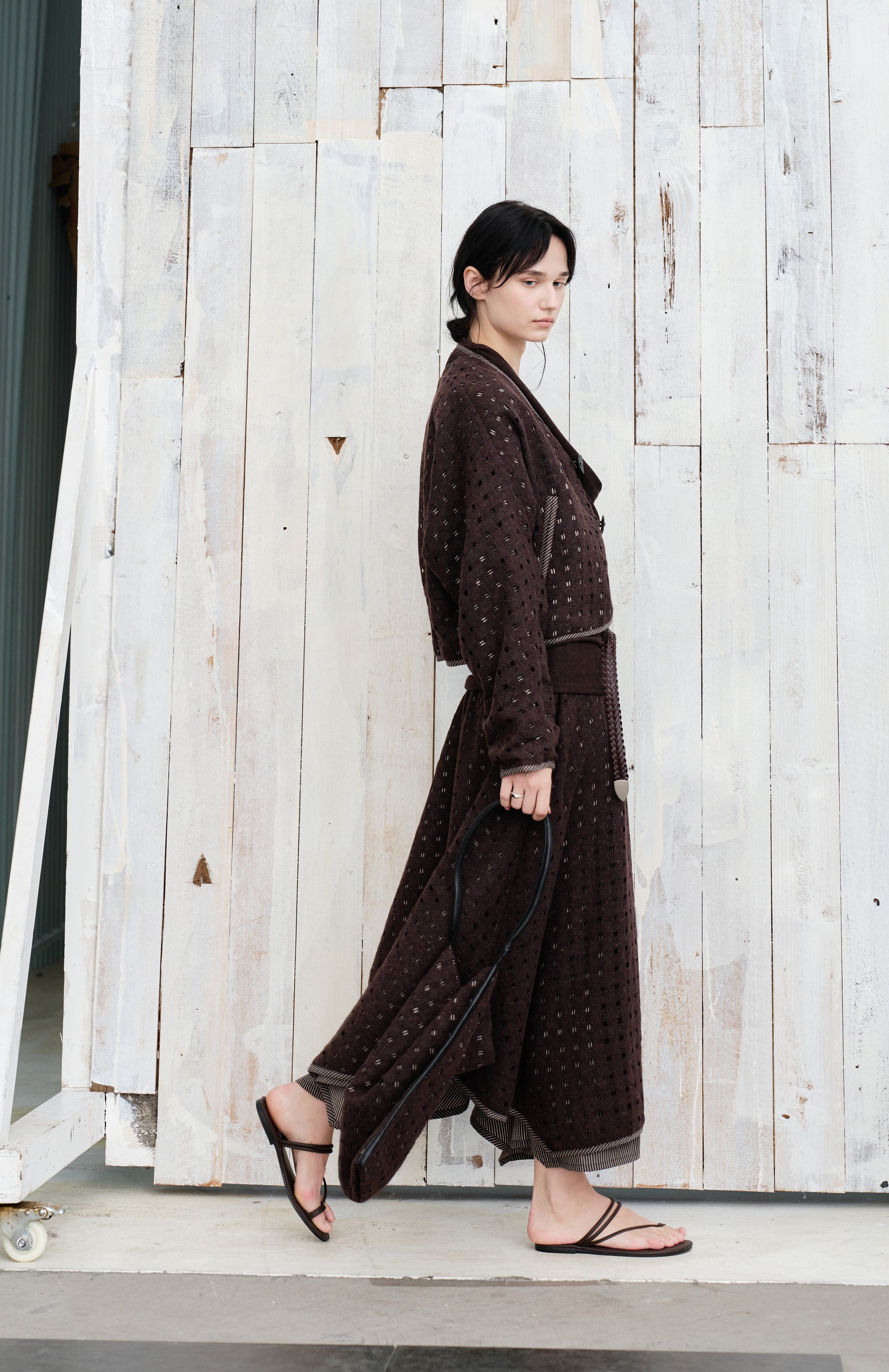 SQUARE MESH SOFT JACKET