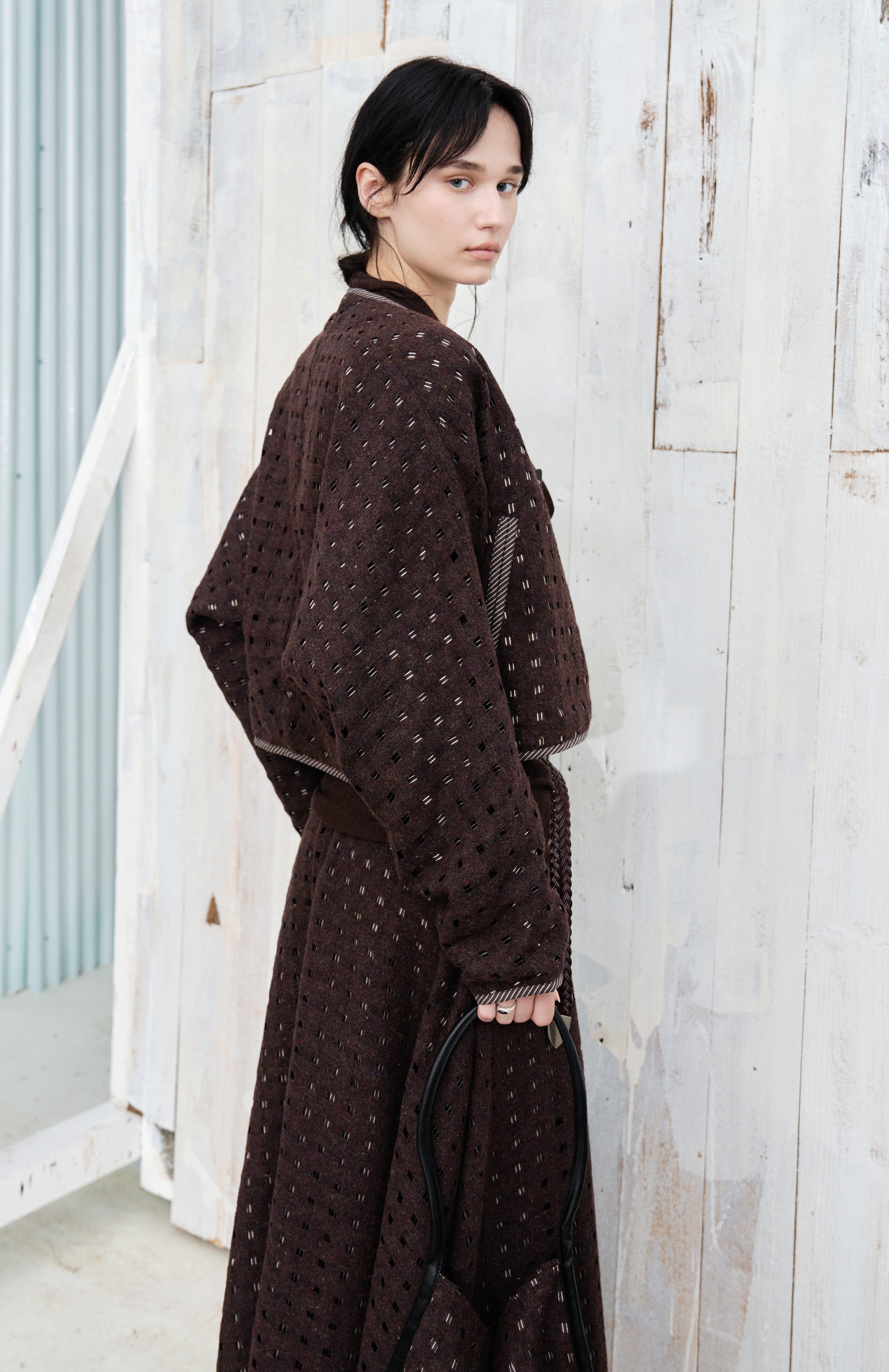 SQUARE MESH SOFT JACKET