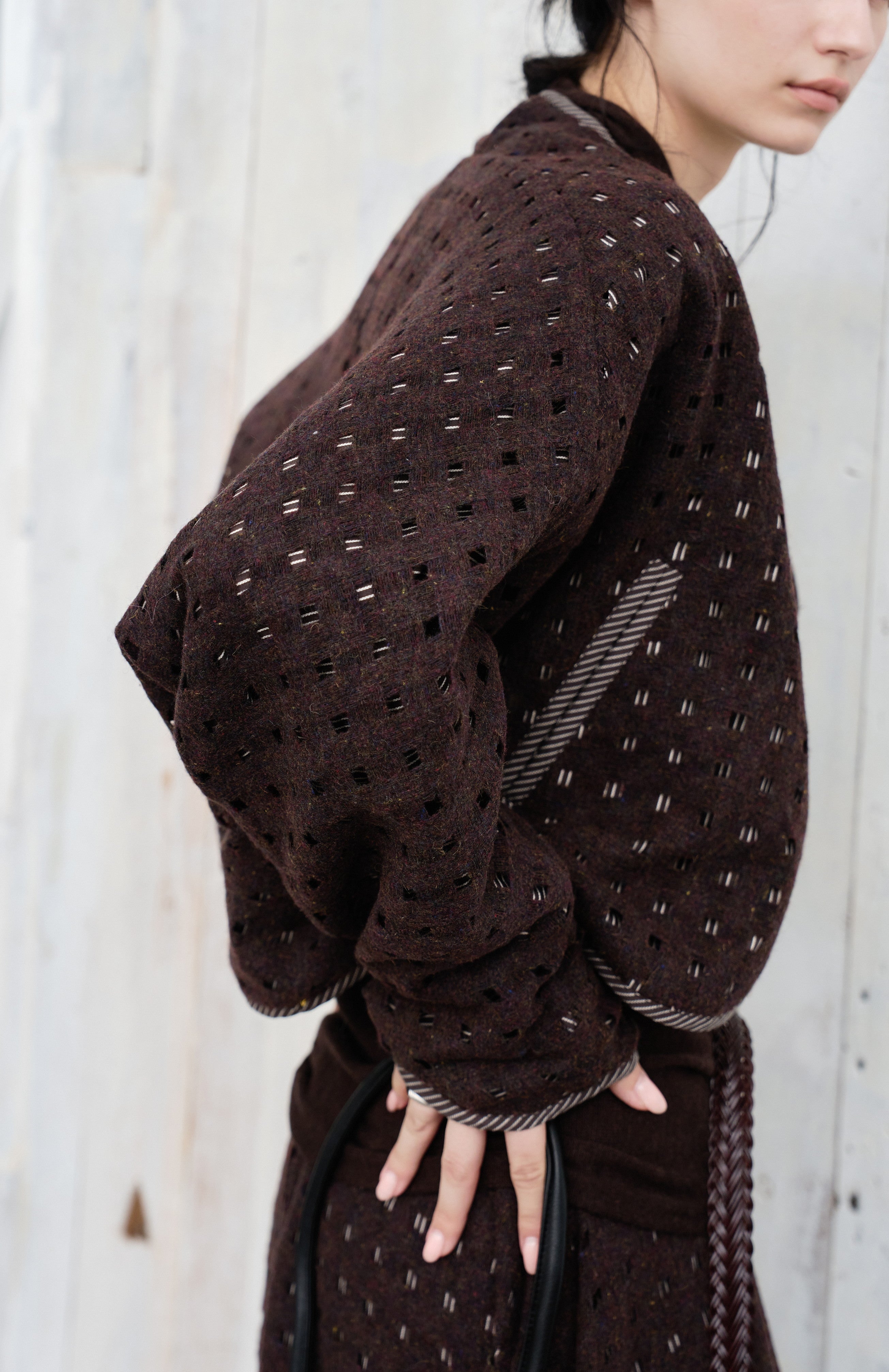 SQUARE MESH SOFT JACKET
