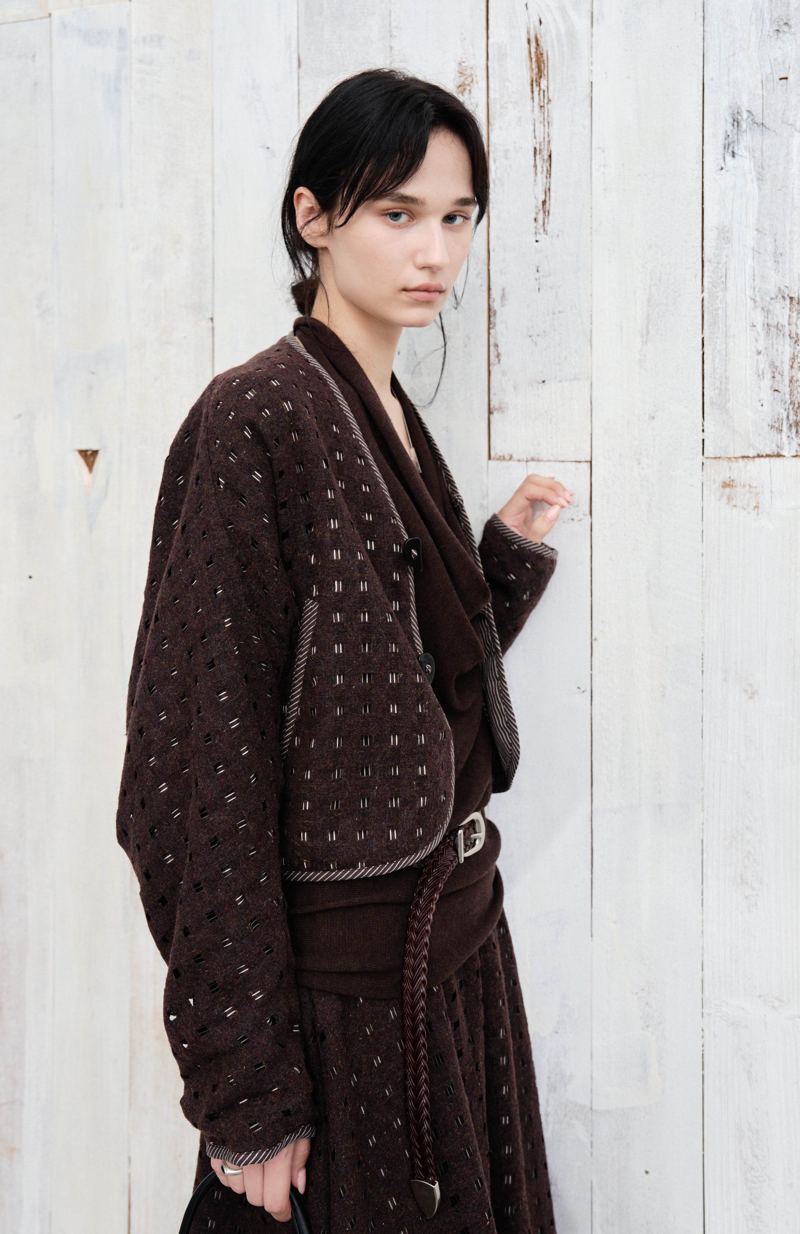 SQUARE MESH SOFT JACKET