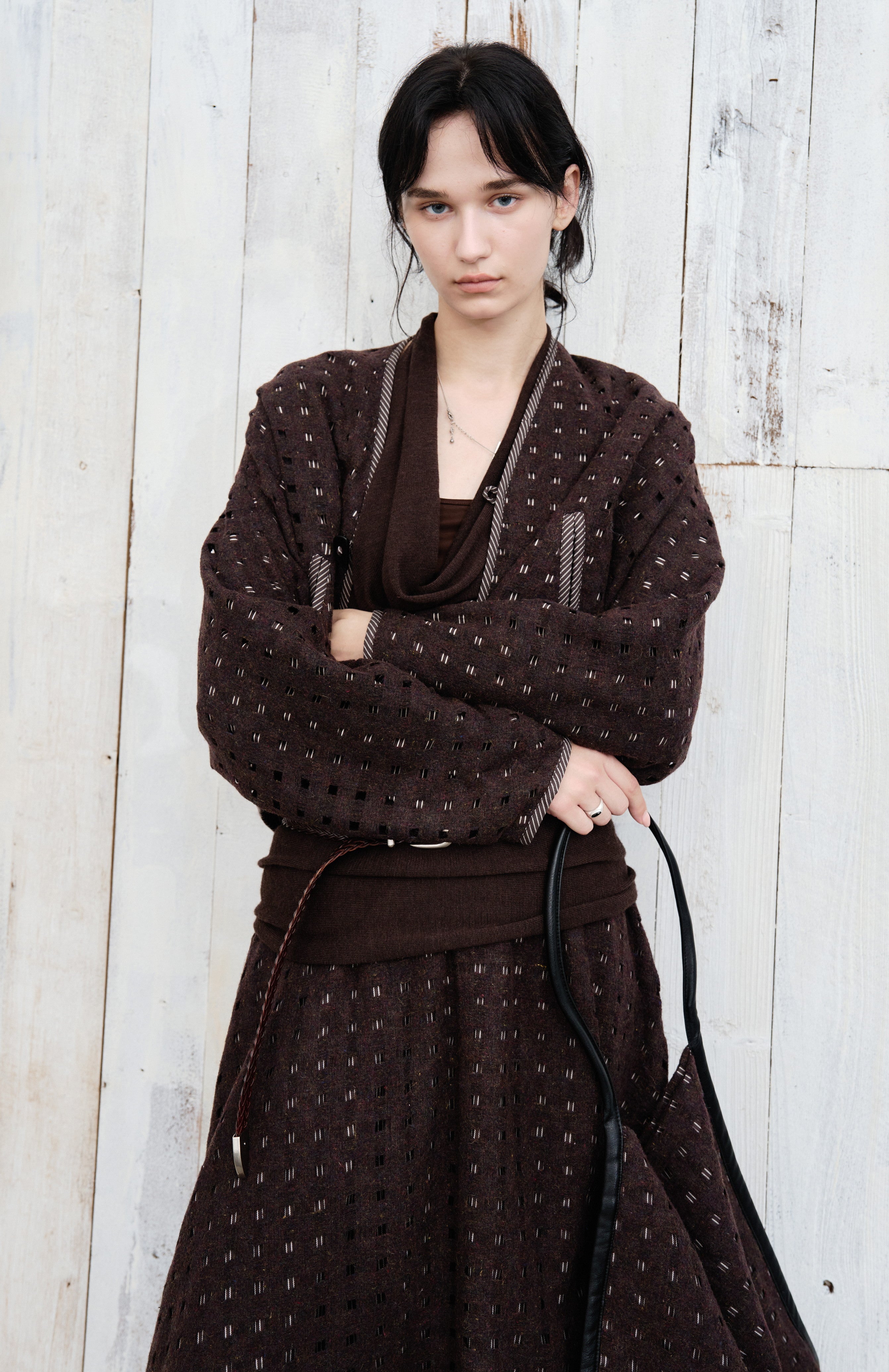 SQUARE MESH SOFT JACKET