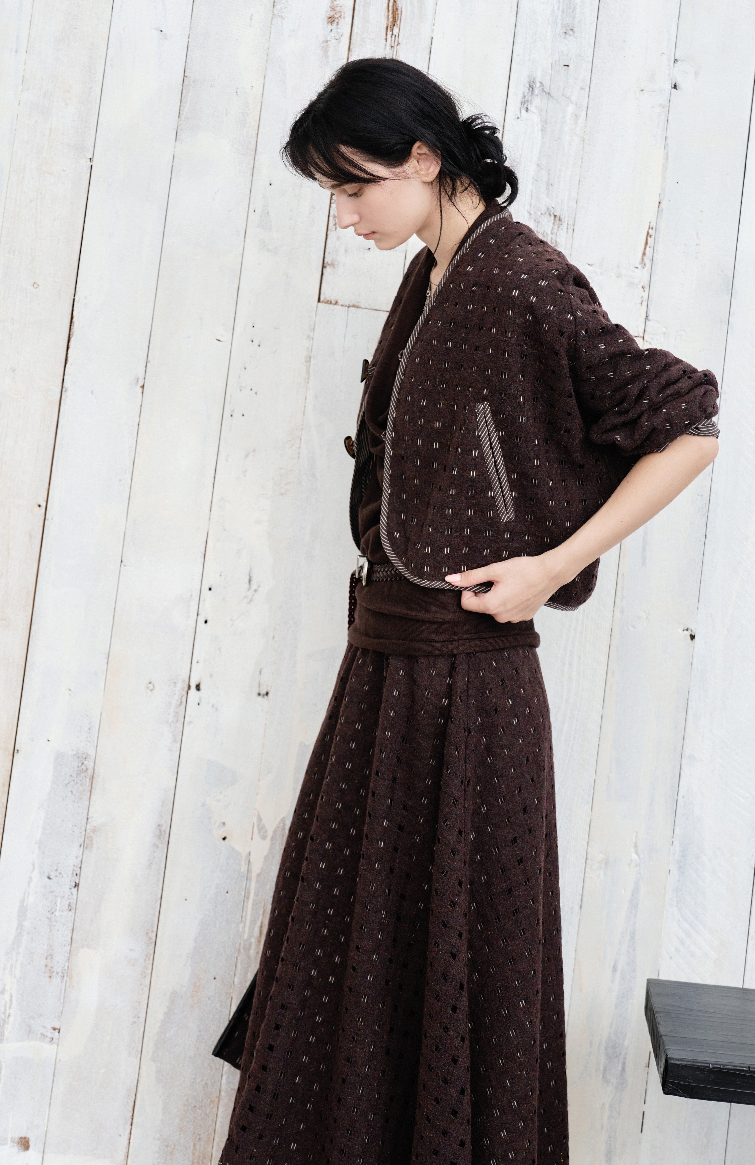 SQUARE MESH SOFT JACKET