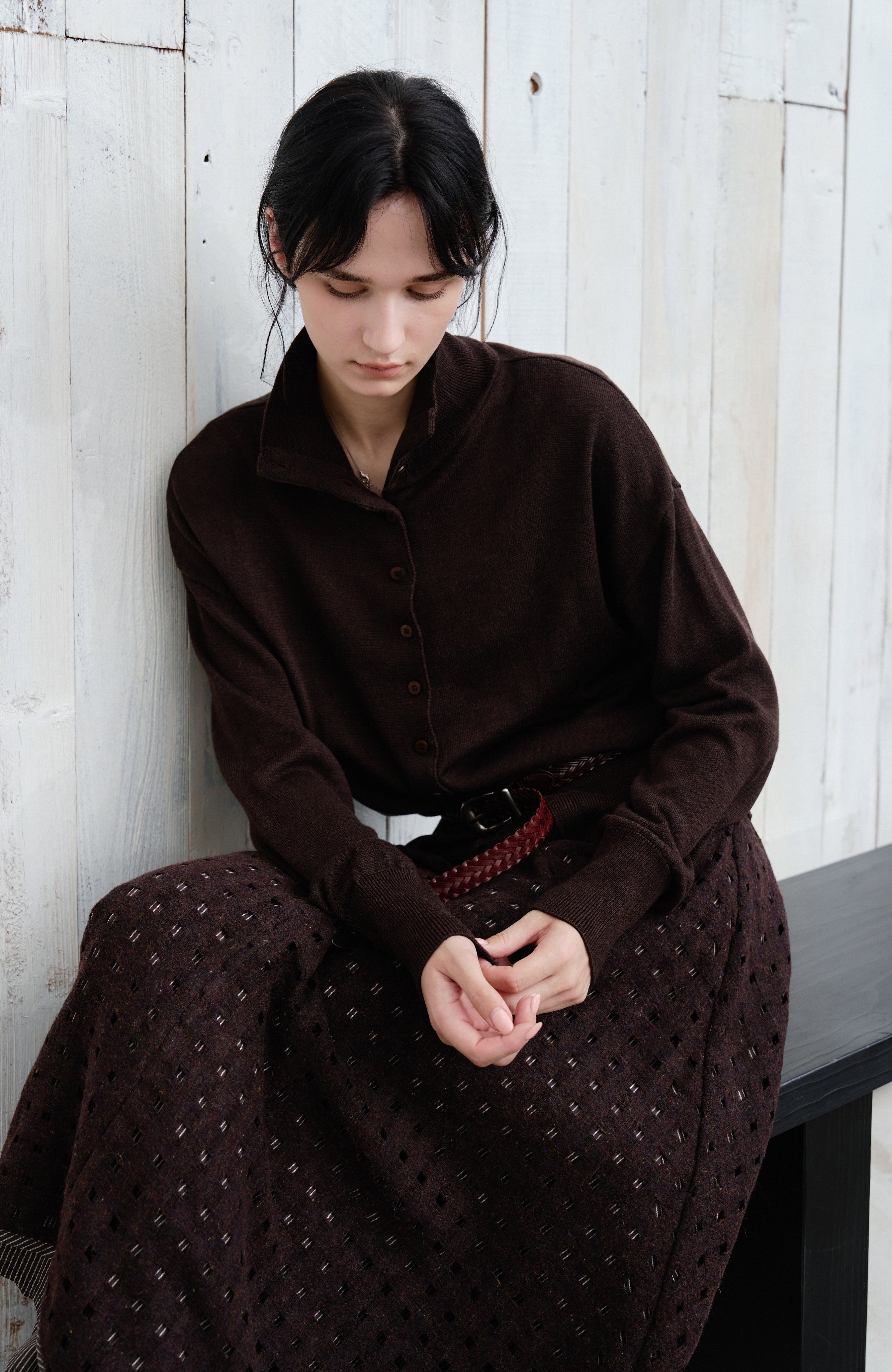 SOFT FIT TURTLE CARDIGAN / ソフトフィットタートルカーディガン
