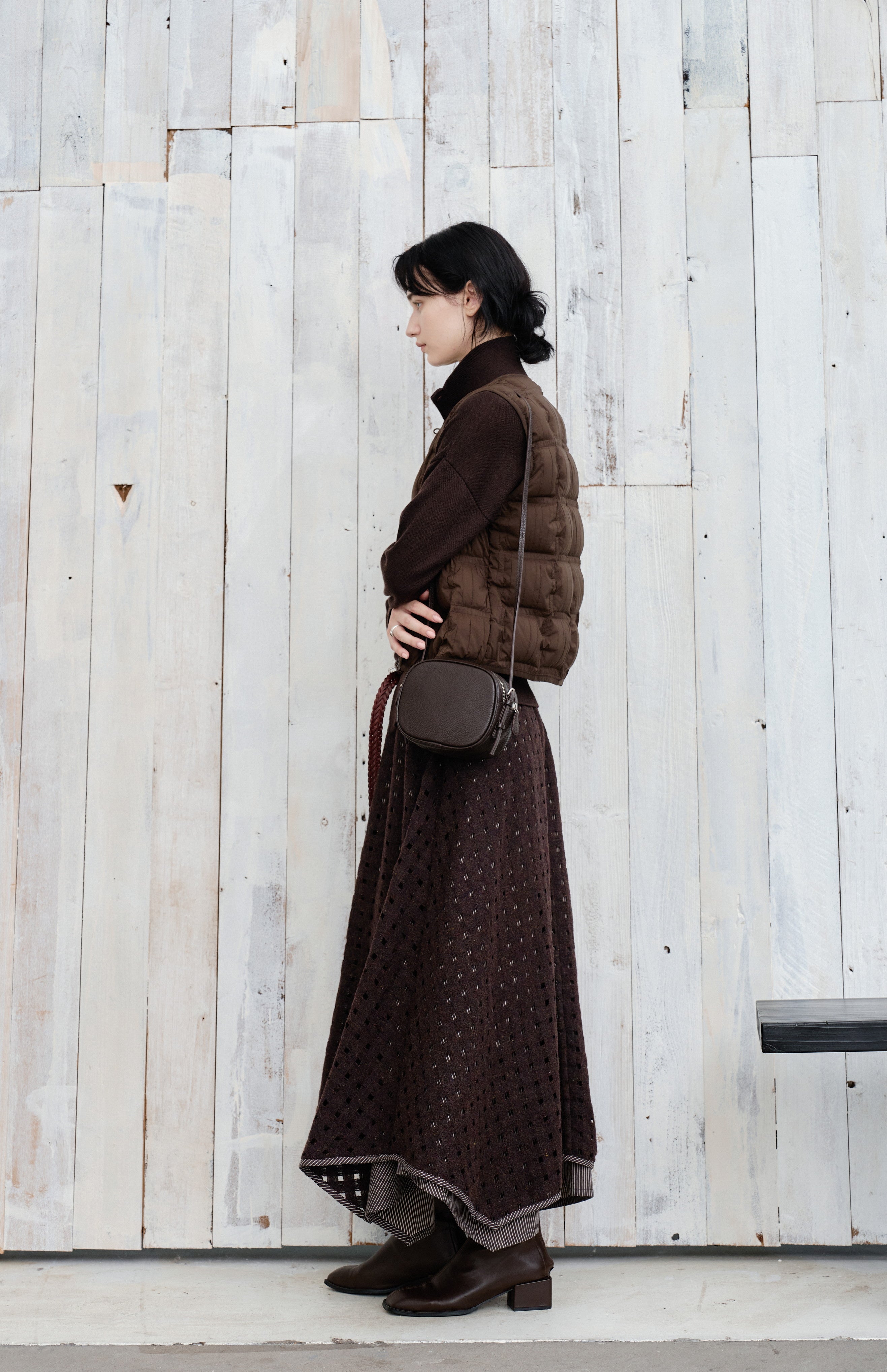 WRINKLE BLOCK DOWN VEST / リンクルブロックダウンベスト
