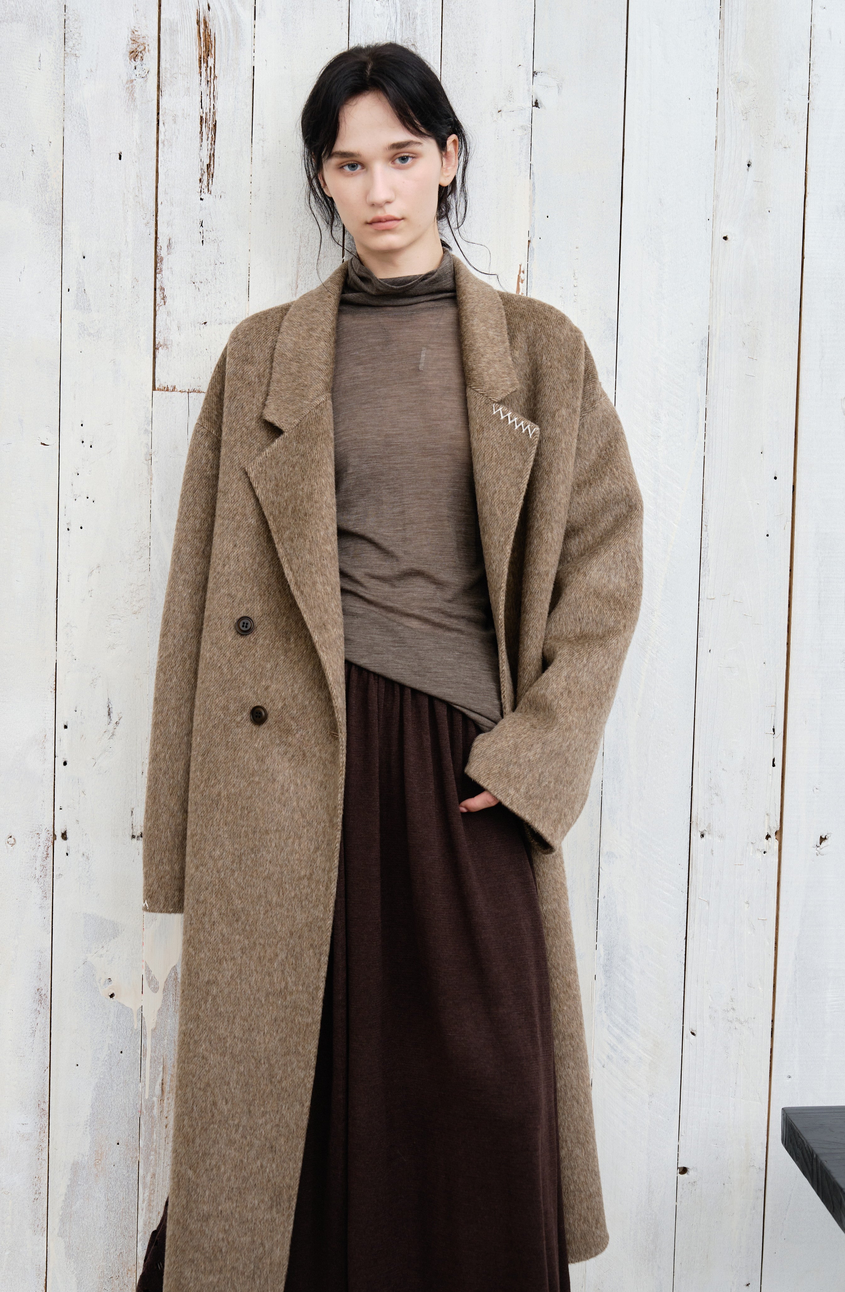 SOFT FURRY WOOL COAT / 소프트 파리 울 코트