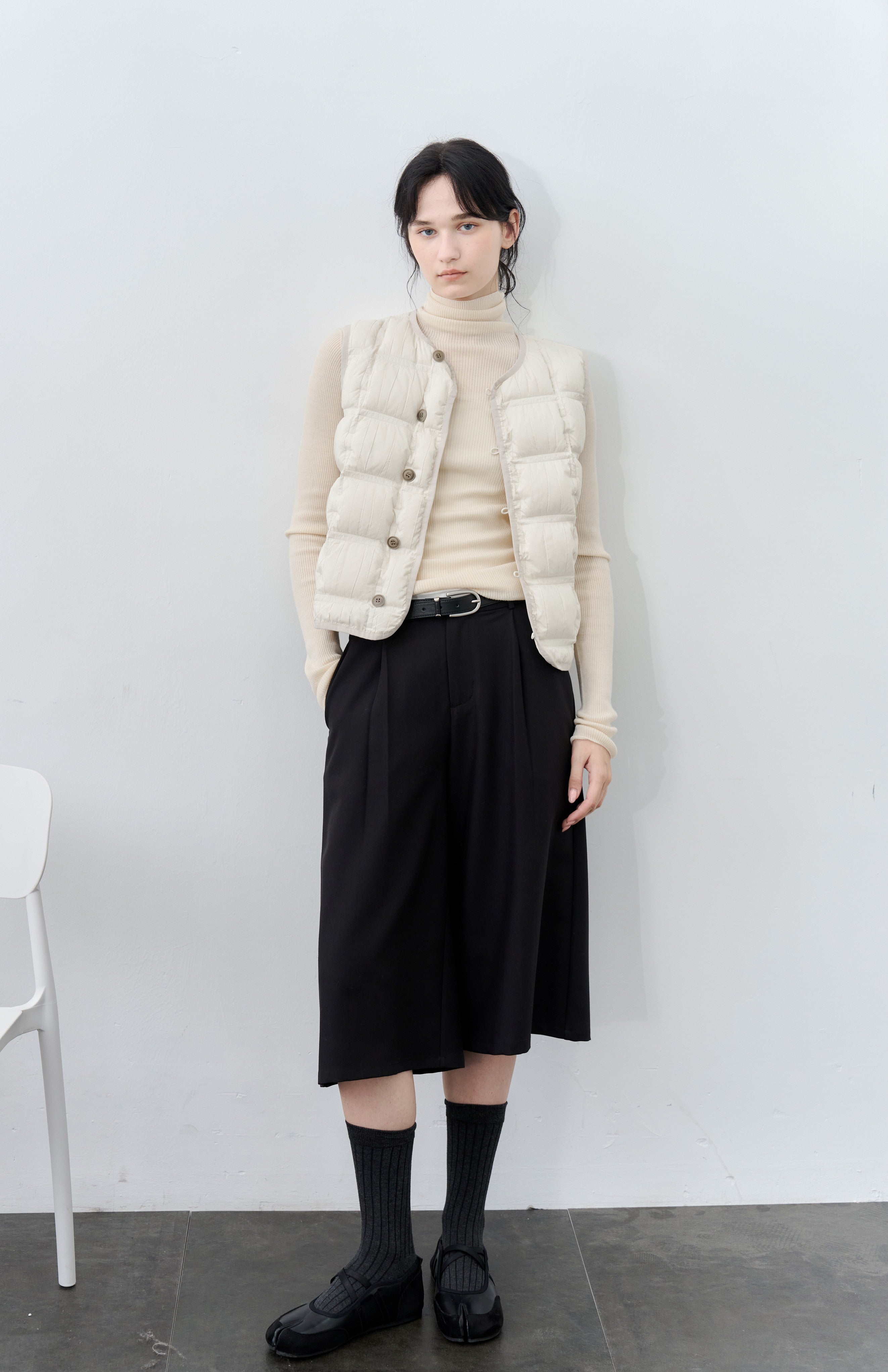 WRINKLE BLOCK DOWN VEST / リンクルブロックダウンベスト