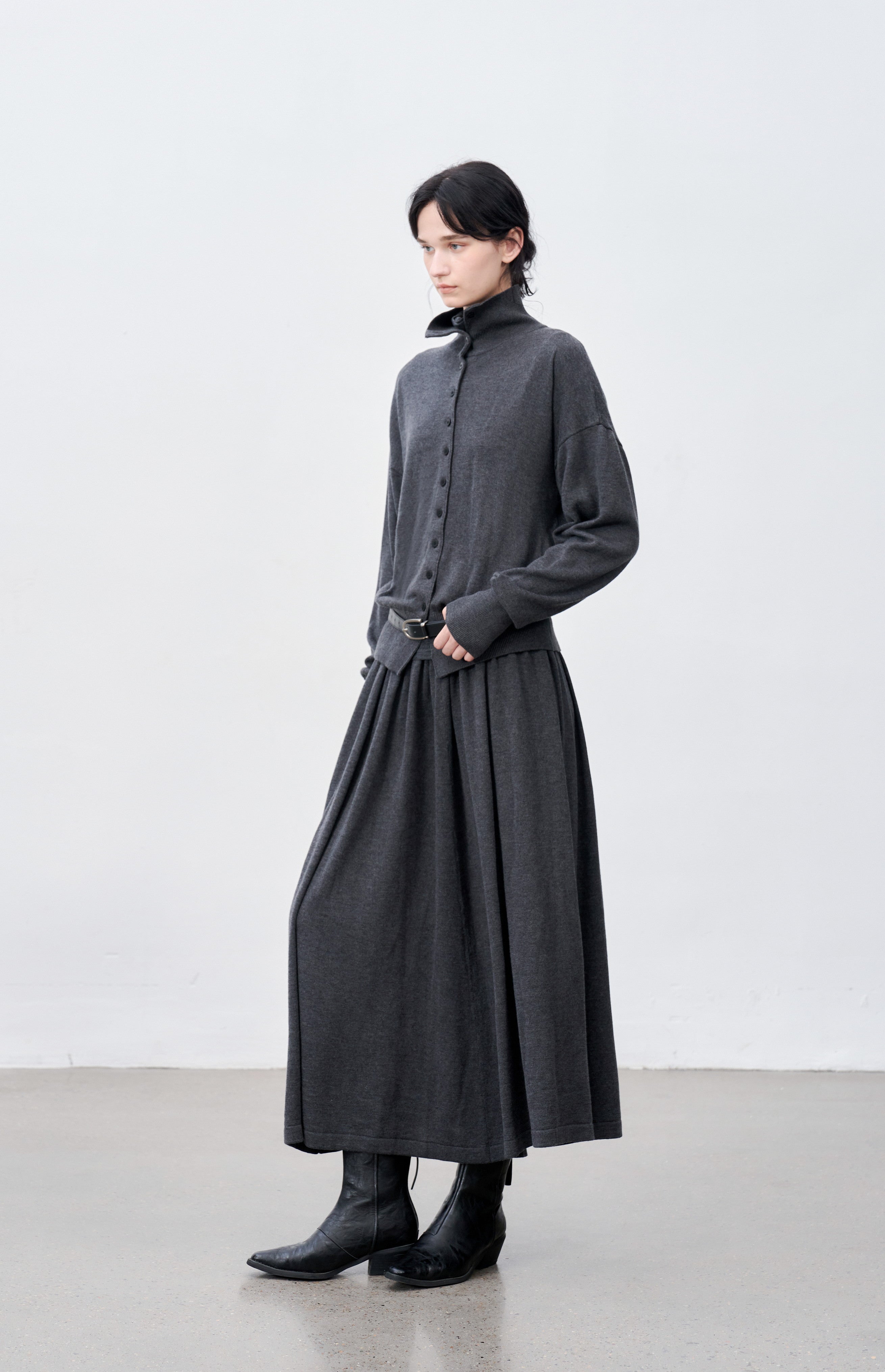 SOFT FIT TURTLE CARDIGAN / ソフトフィットタートルカーディガン