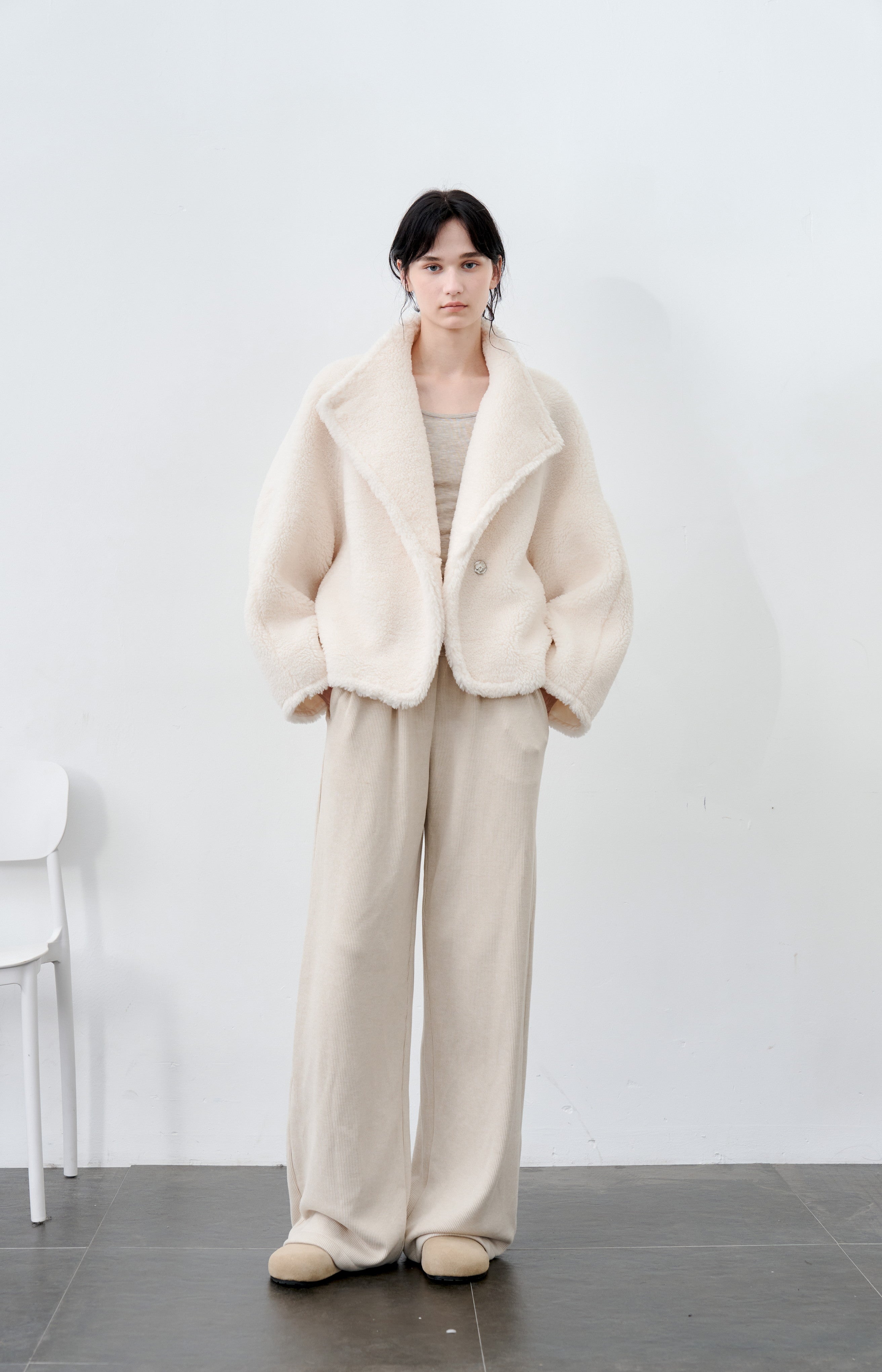 WARM LAPEL BOA JACKET / ウォームラペルボアジャケット