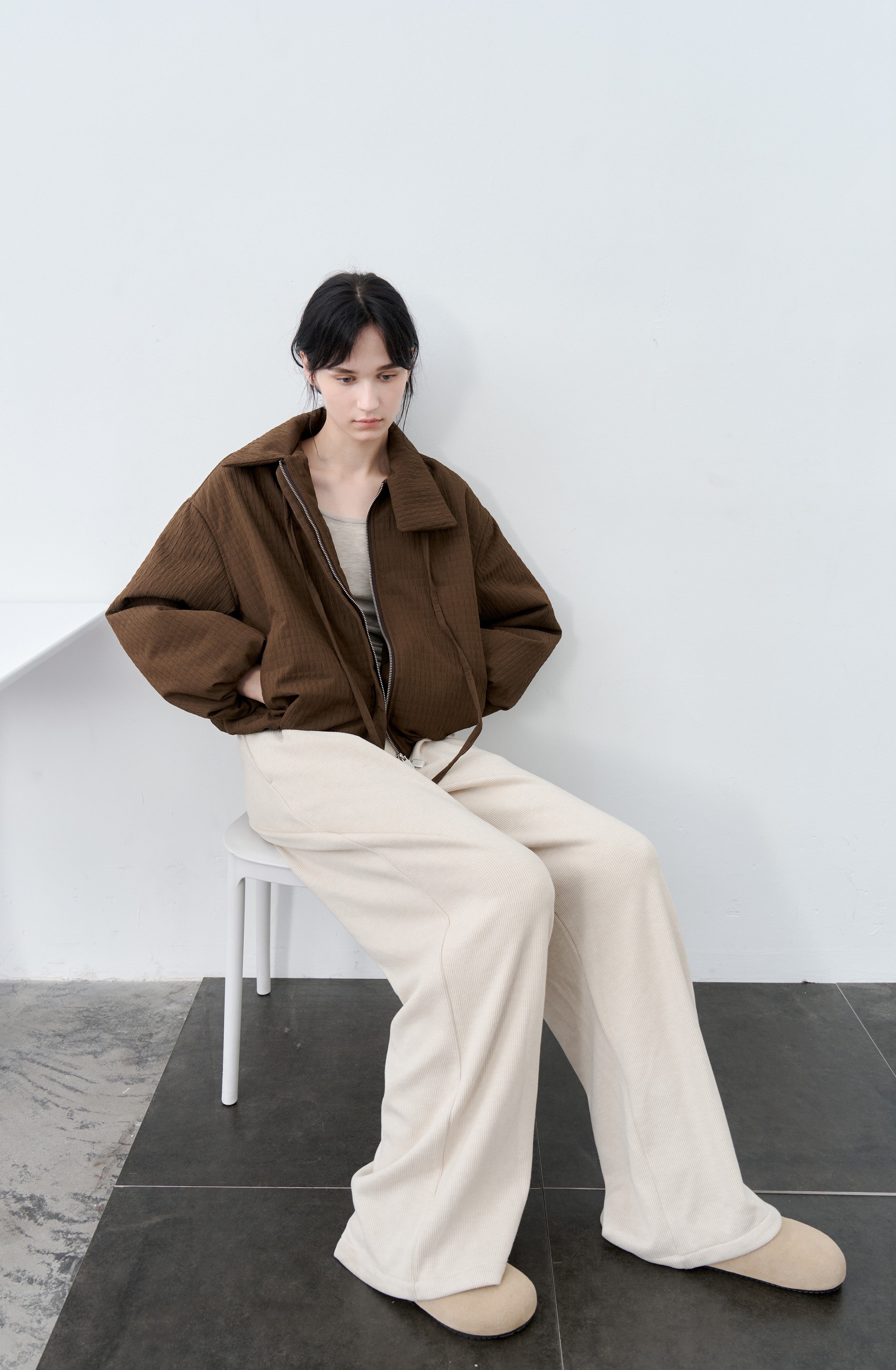 DRAPE WARM SWEATPANTS / ドレープウォームスウェットパンツ