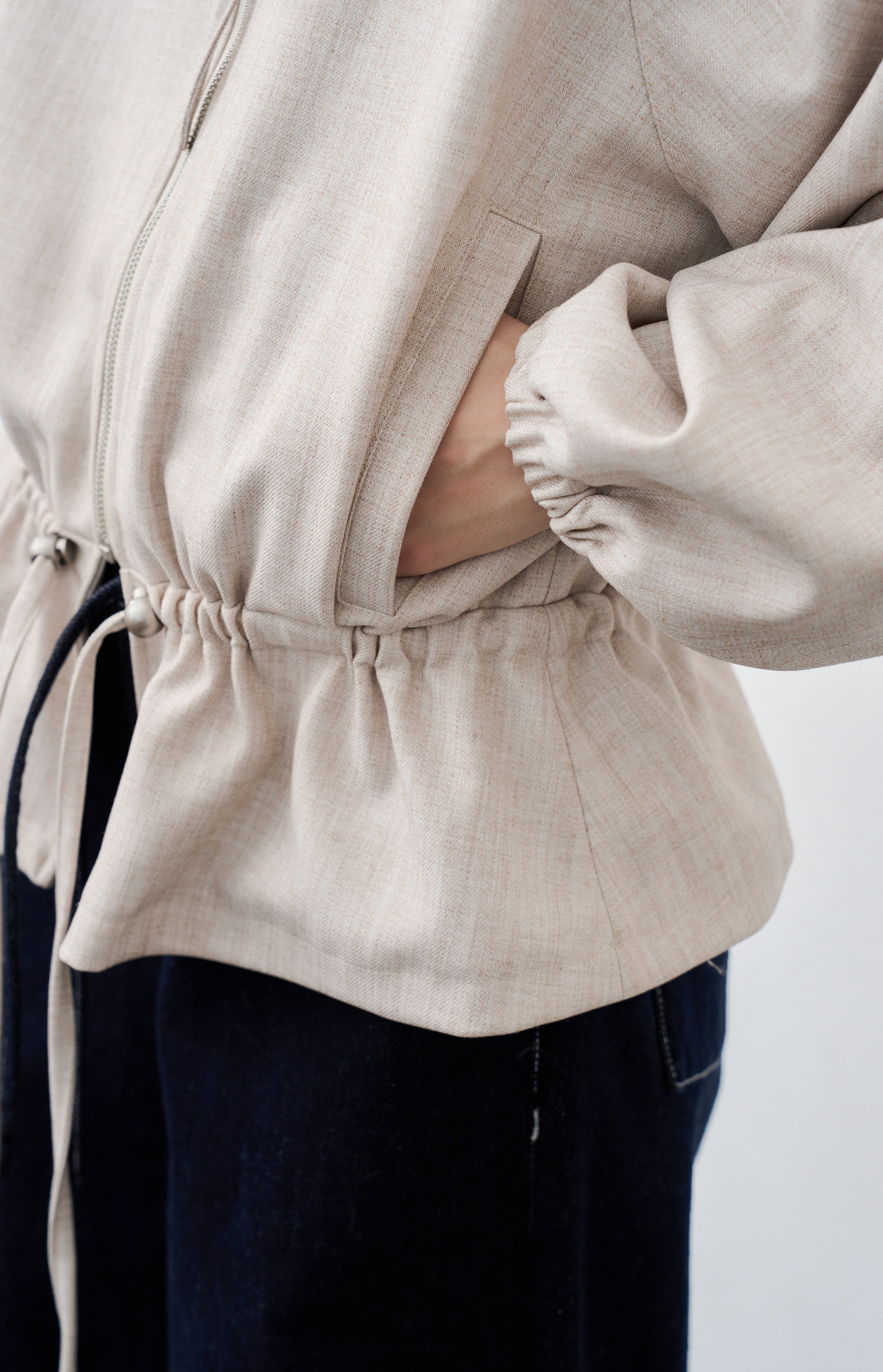 STRING MARK FLARE JACKET / ストリングマークフレアジャケット