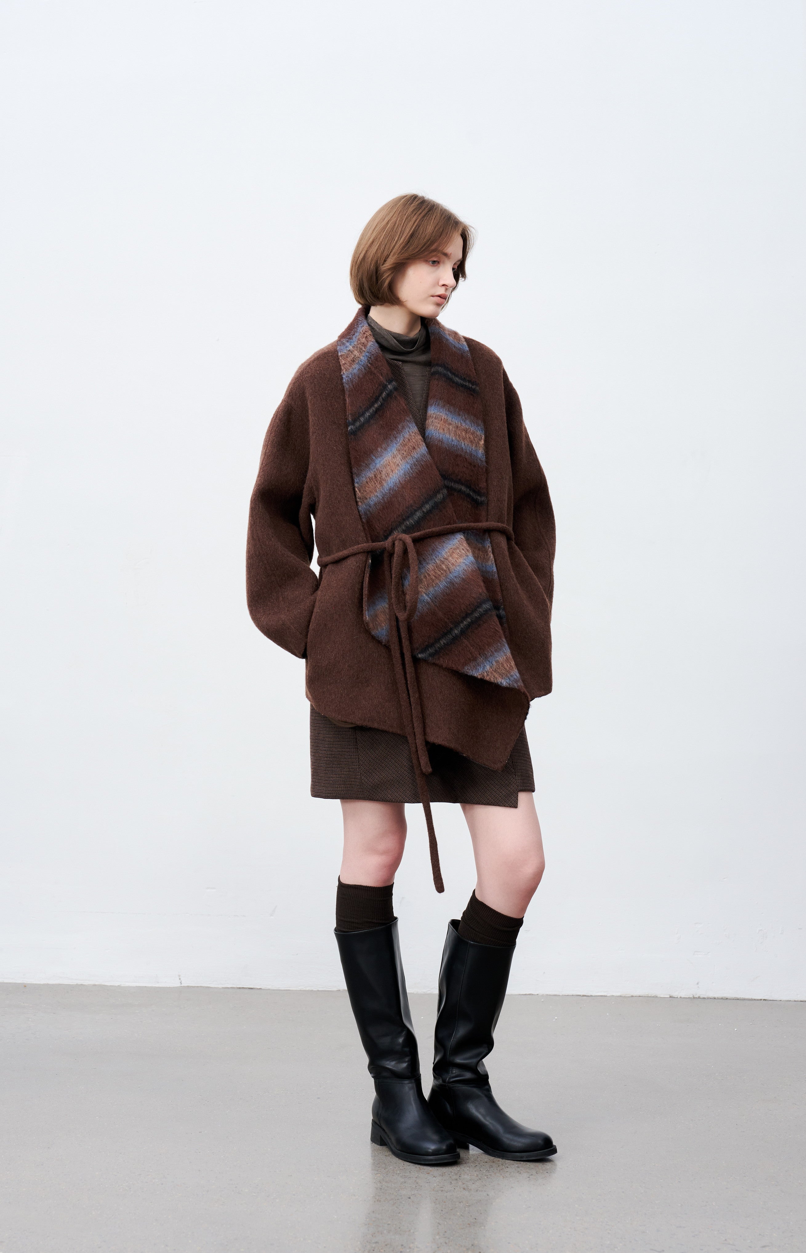 REVERSIBLE COLOR FLARE COAT / 리버시블 컬러 플레어 코트