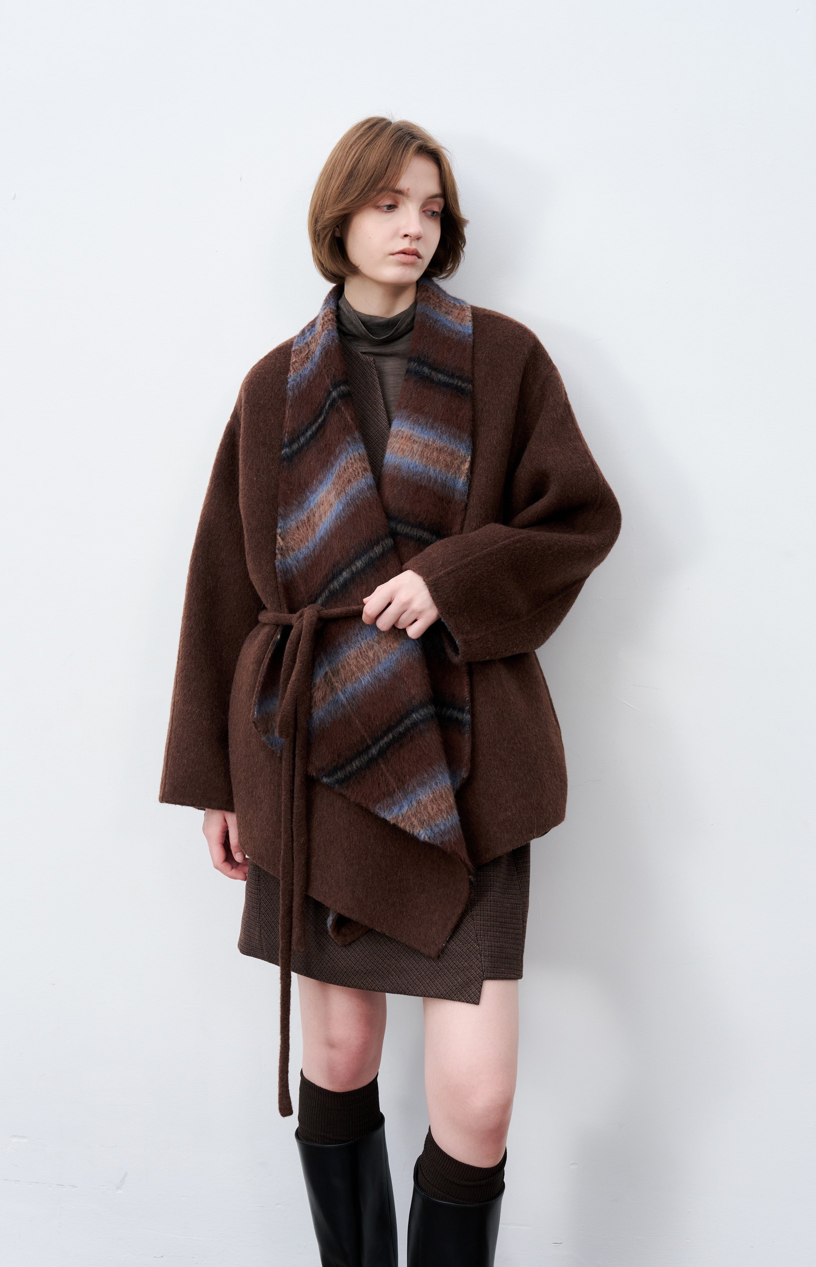 REVERSIBLE COLOR FLARE COAT / 리버시블 컬러 플레어 코트