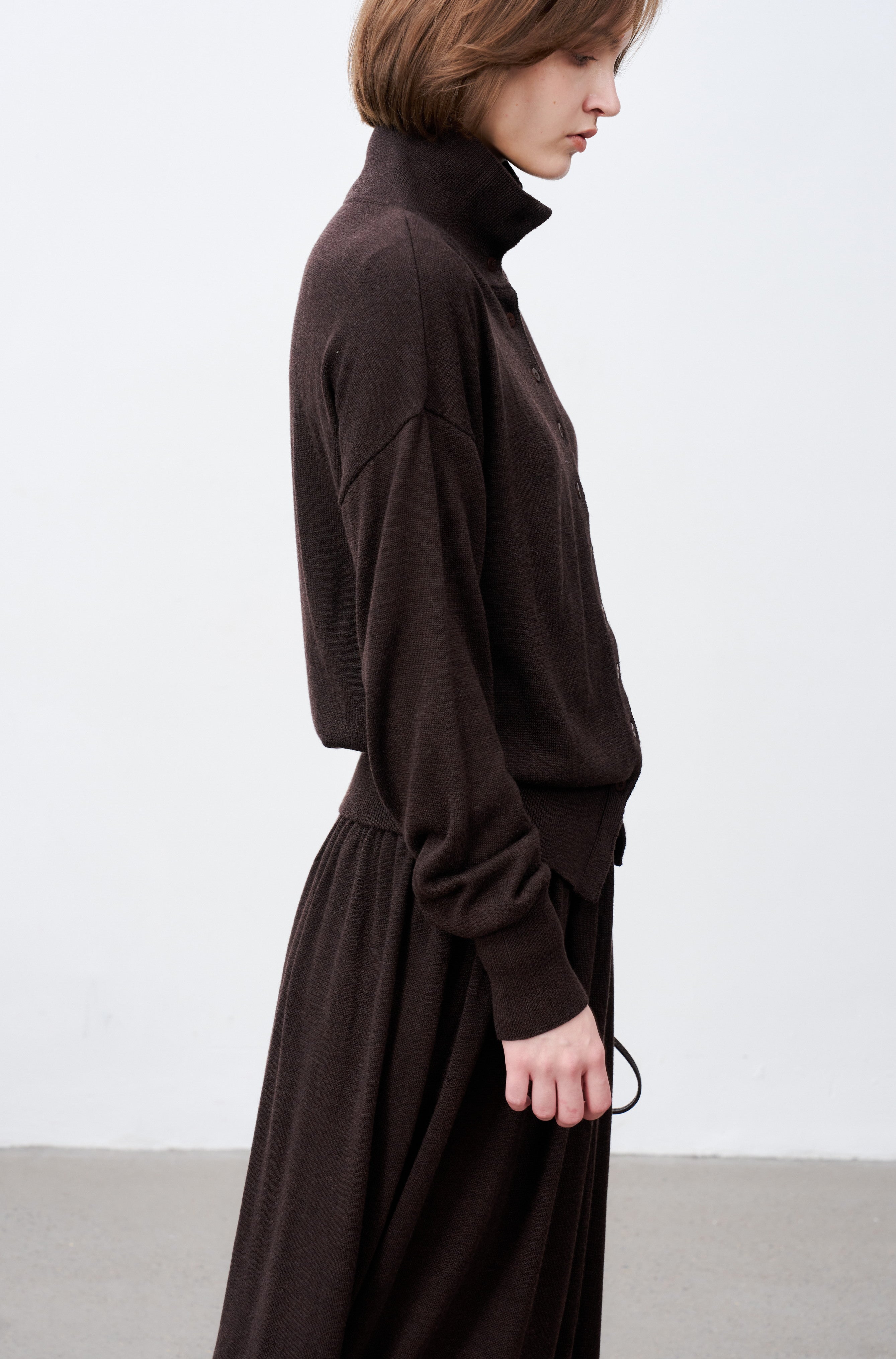 SOFT FIT TURTLE CARDIGAN / ソフトフィットタートルカーディガン