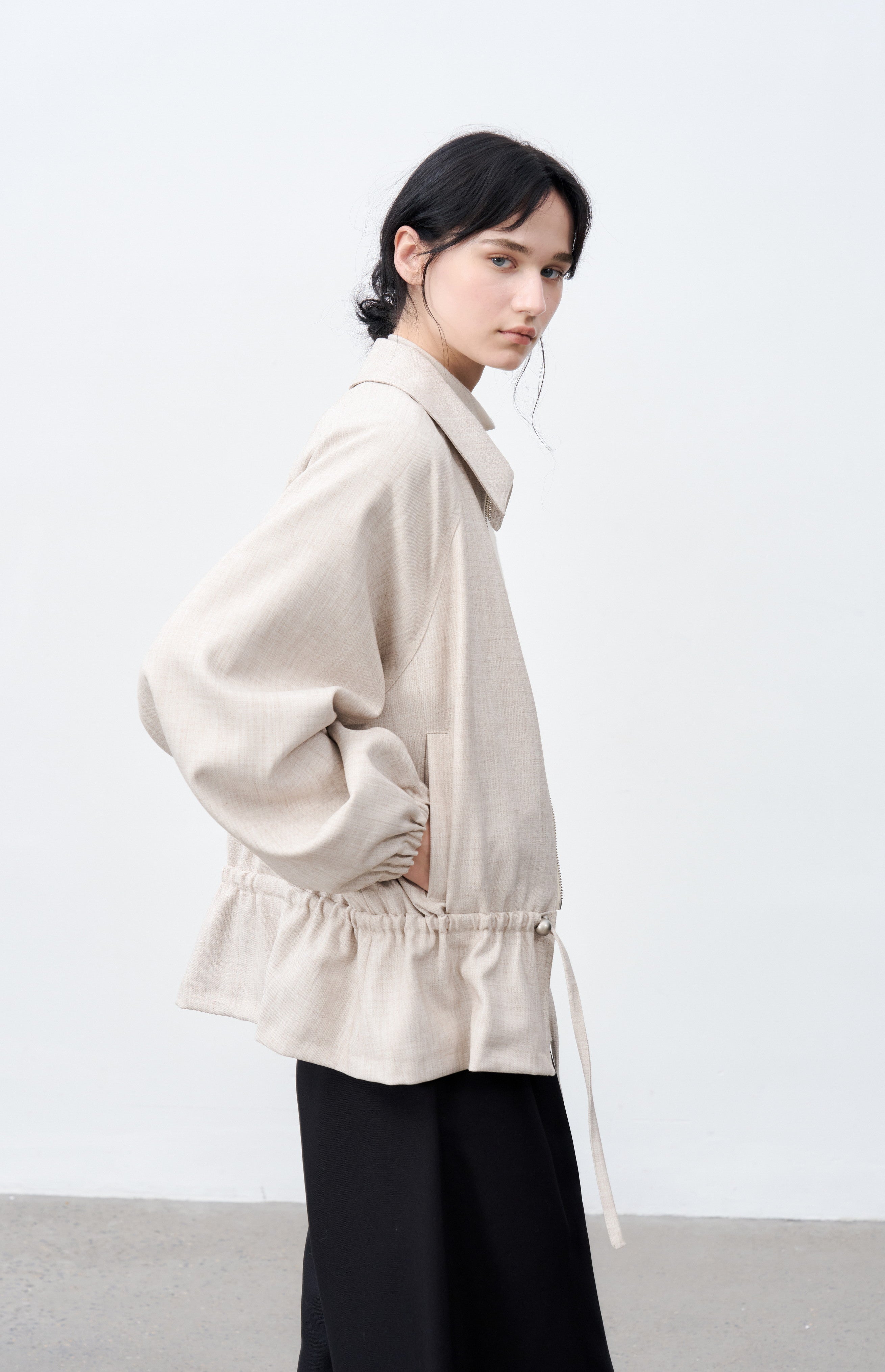 STRING MARK FLARE JACKET / ストリングマークフレアジャケット