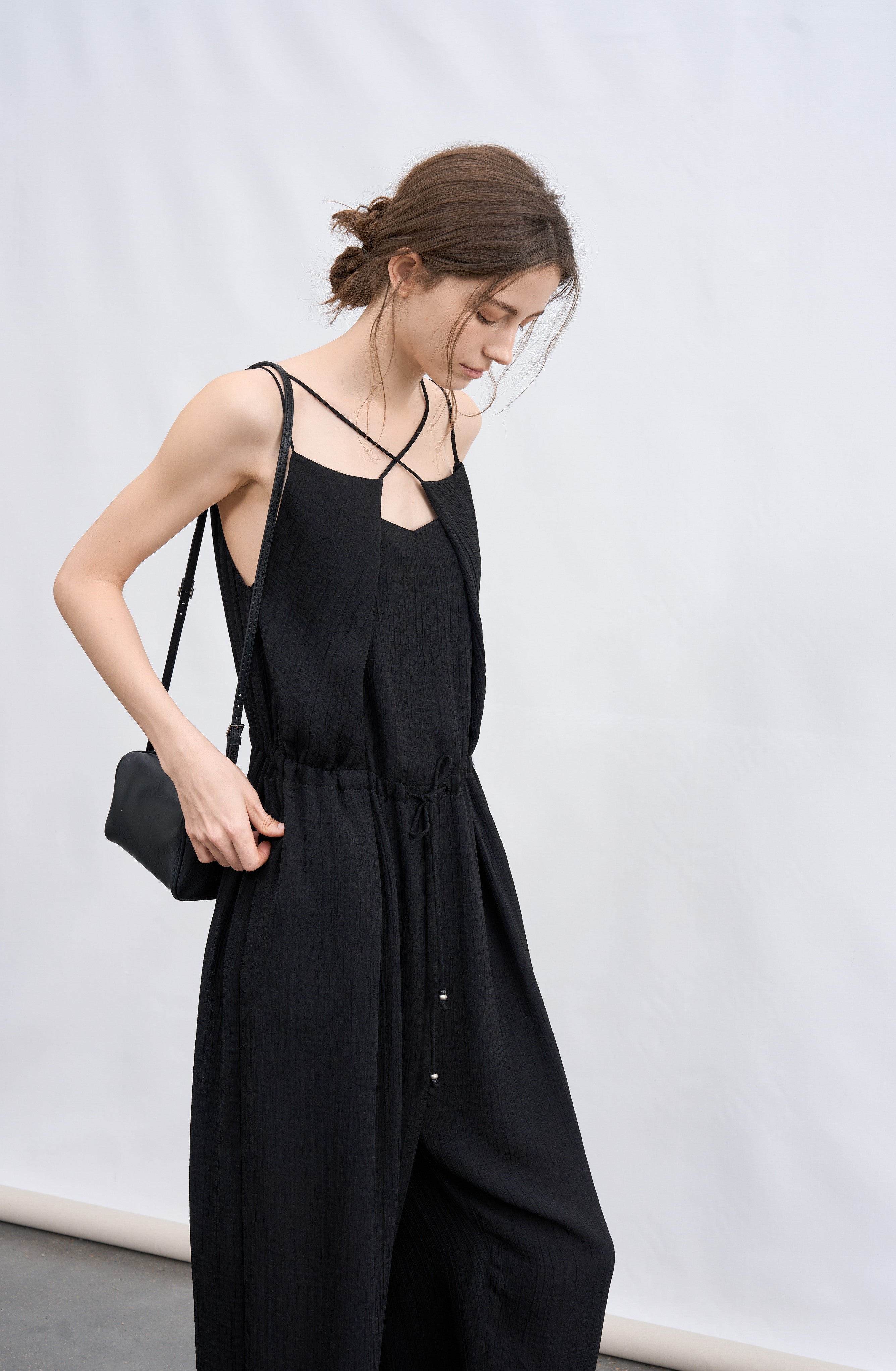 FLOW DRAPE CAMI SALOPETTE / フロードレープキャミサロペット