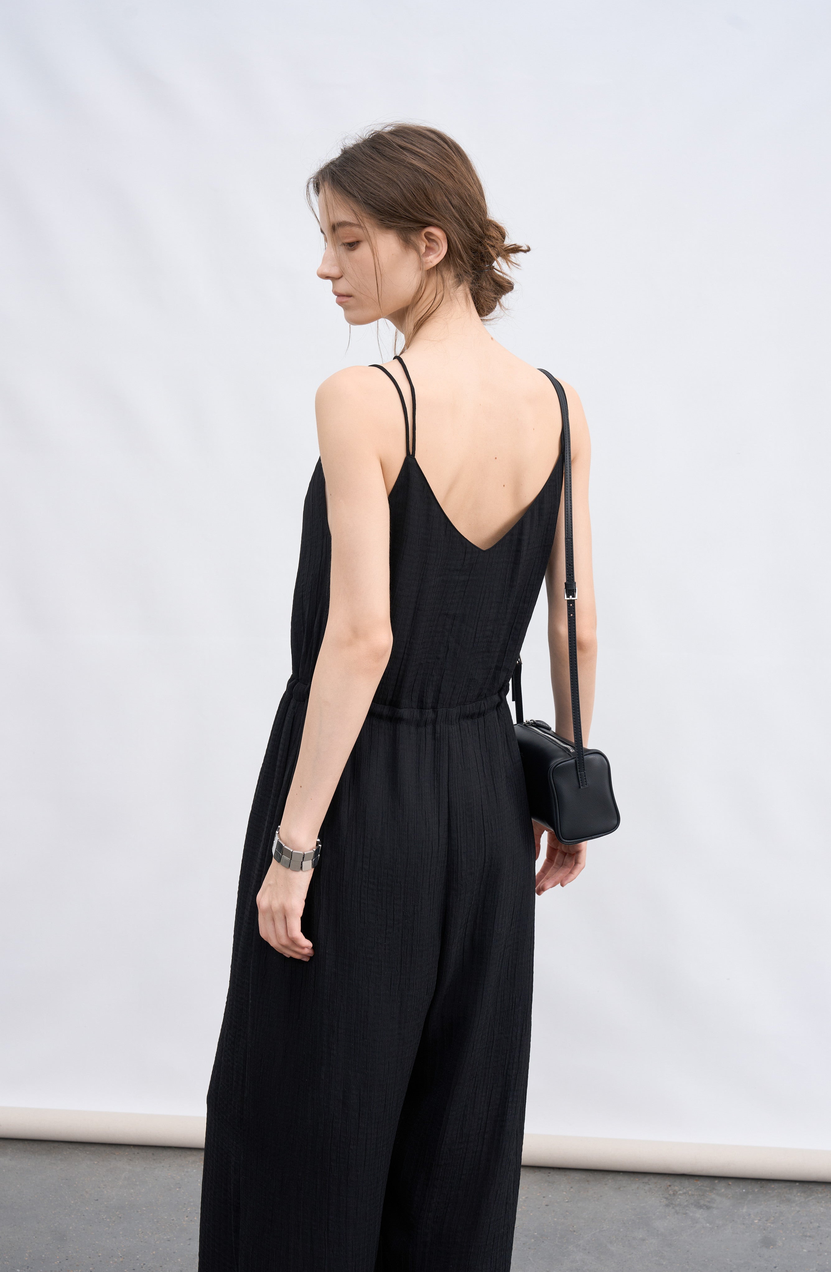 FLOW DRAPE CAMI SALOPETTE / フロードレープキャミサロペット