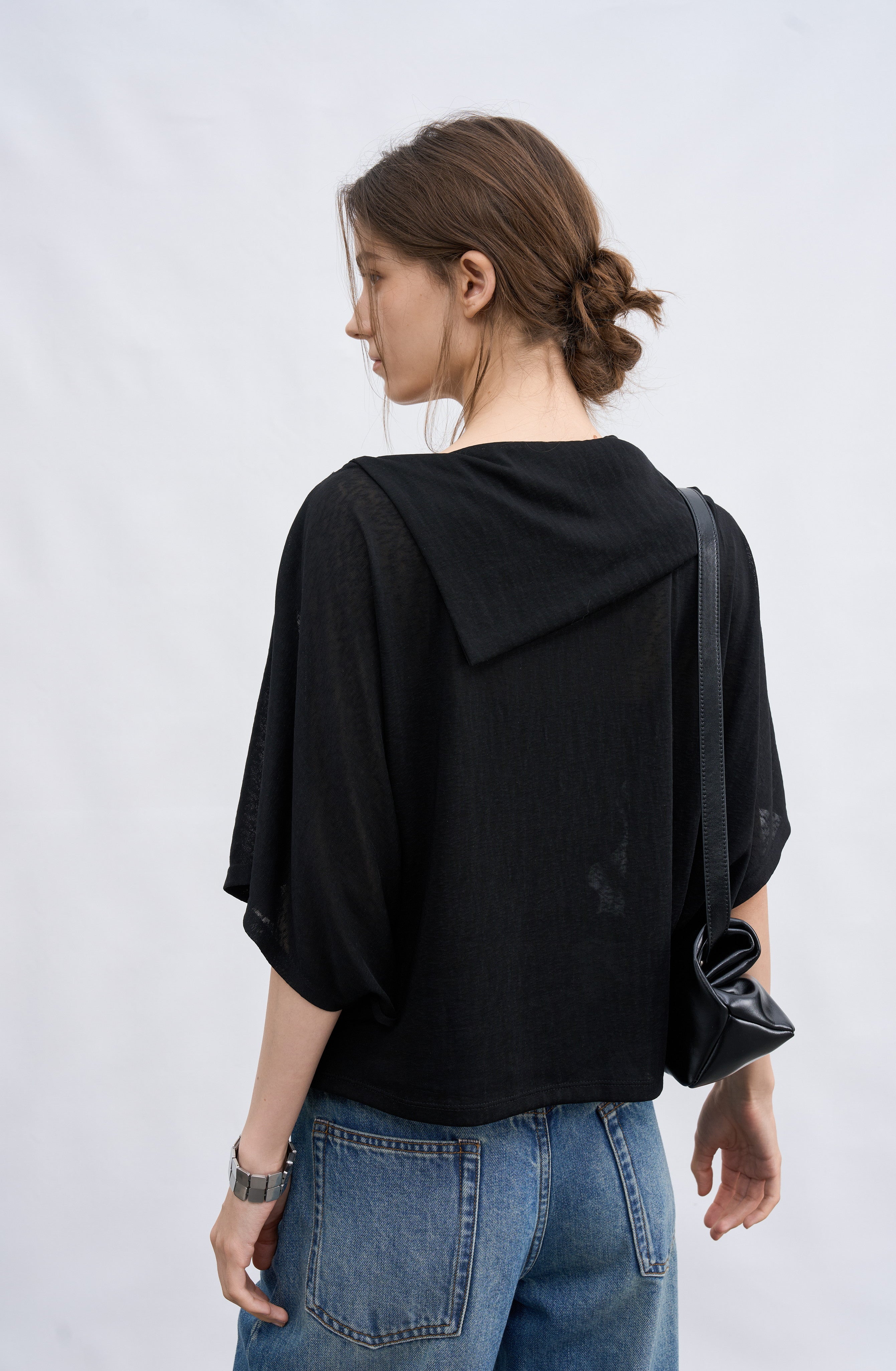 DOLMAN SLEEVE DRAPE TOP