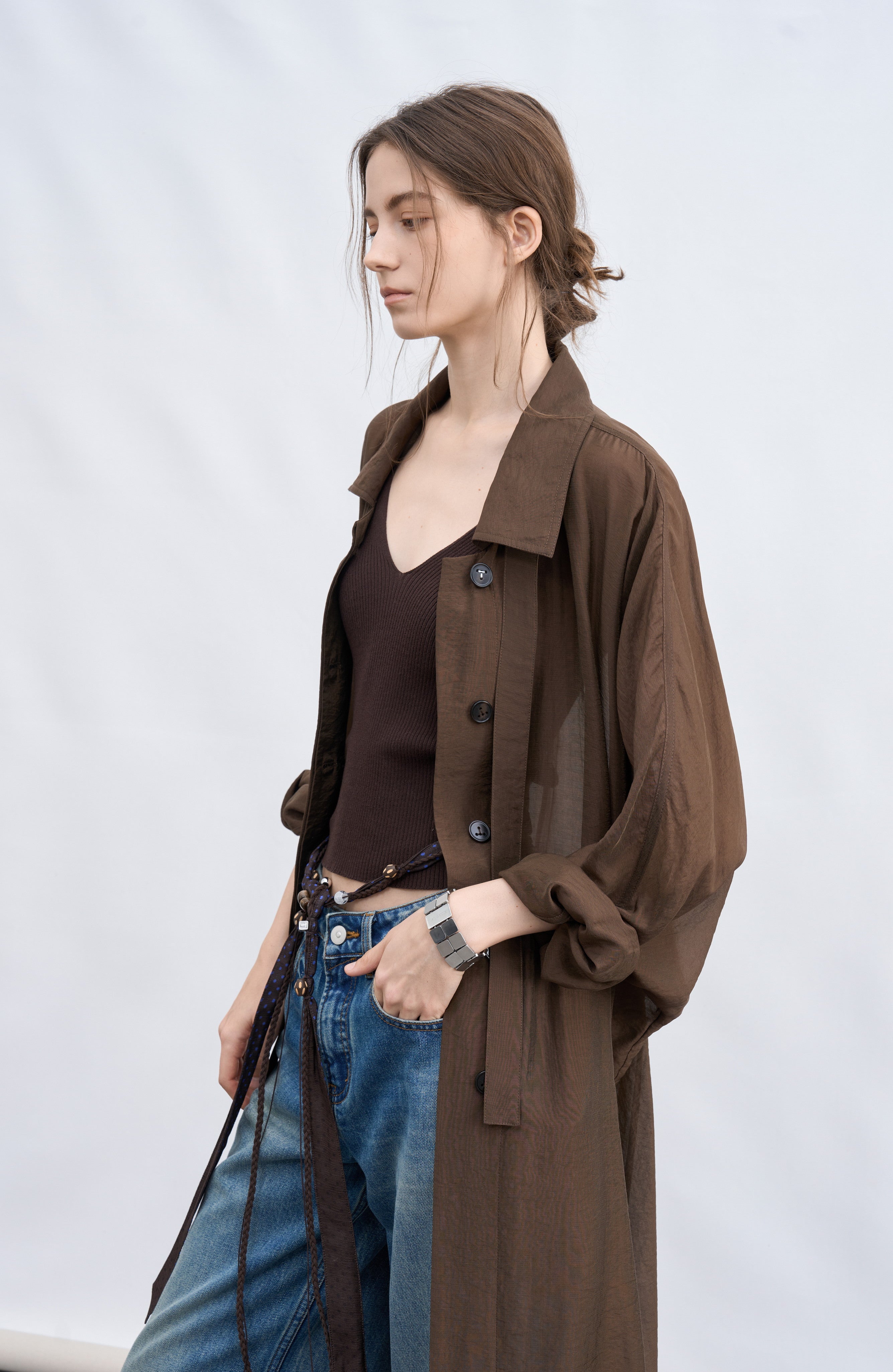 AIRY TOUCH SHEER TRENCH