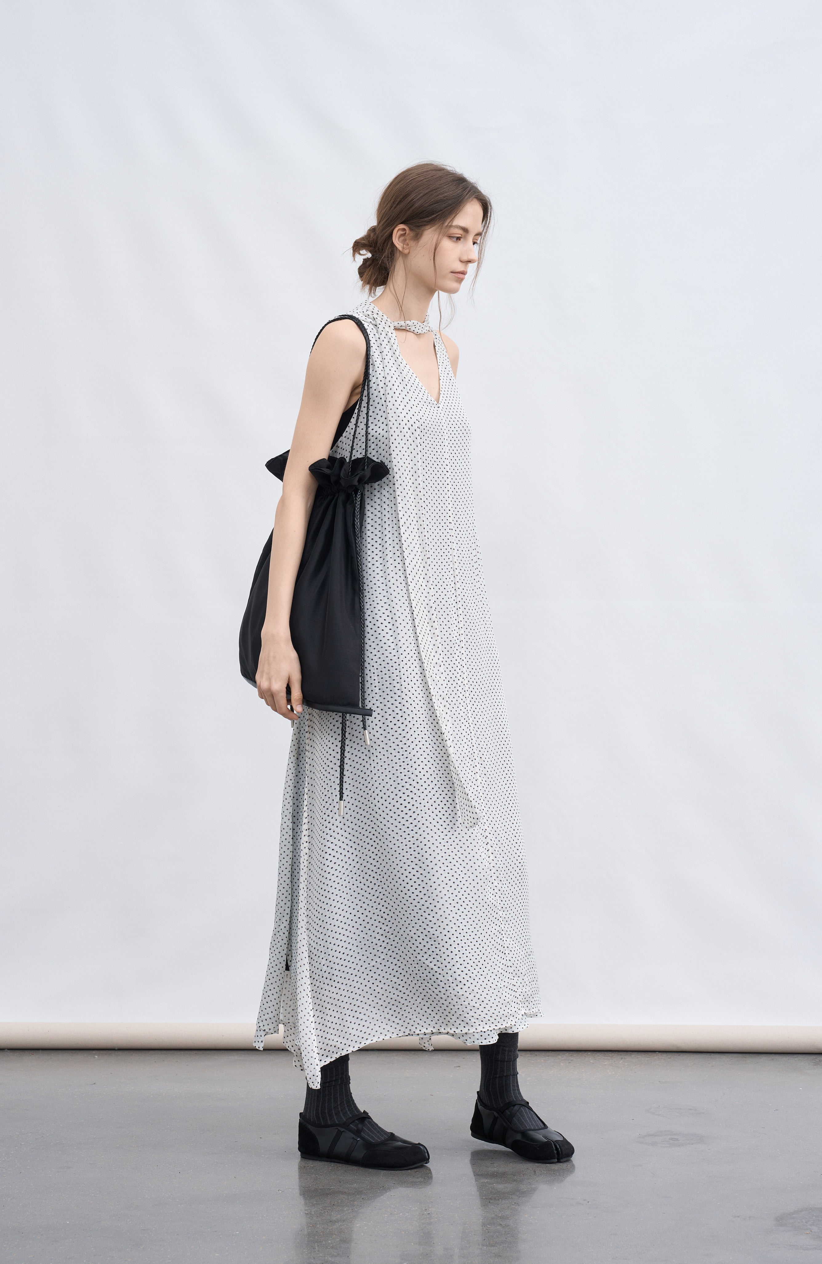 POLKA DOT LAYER DRESS / 폴카 도트 레이어 원피스