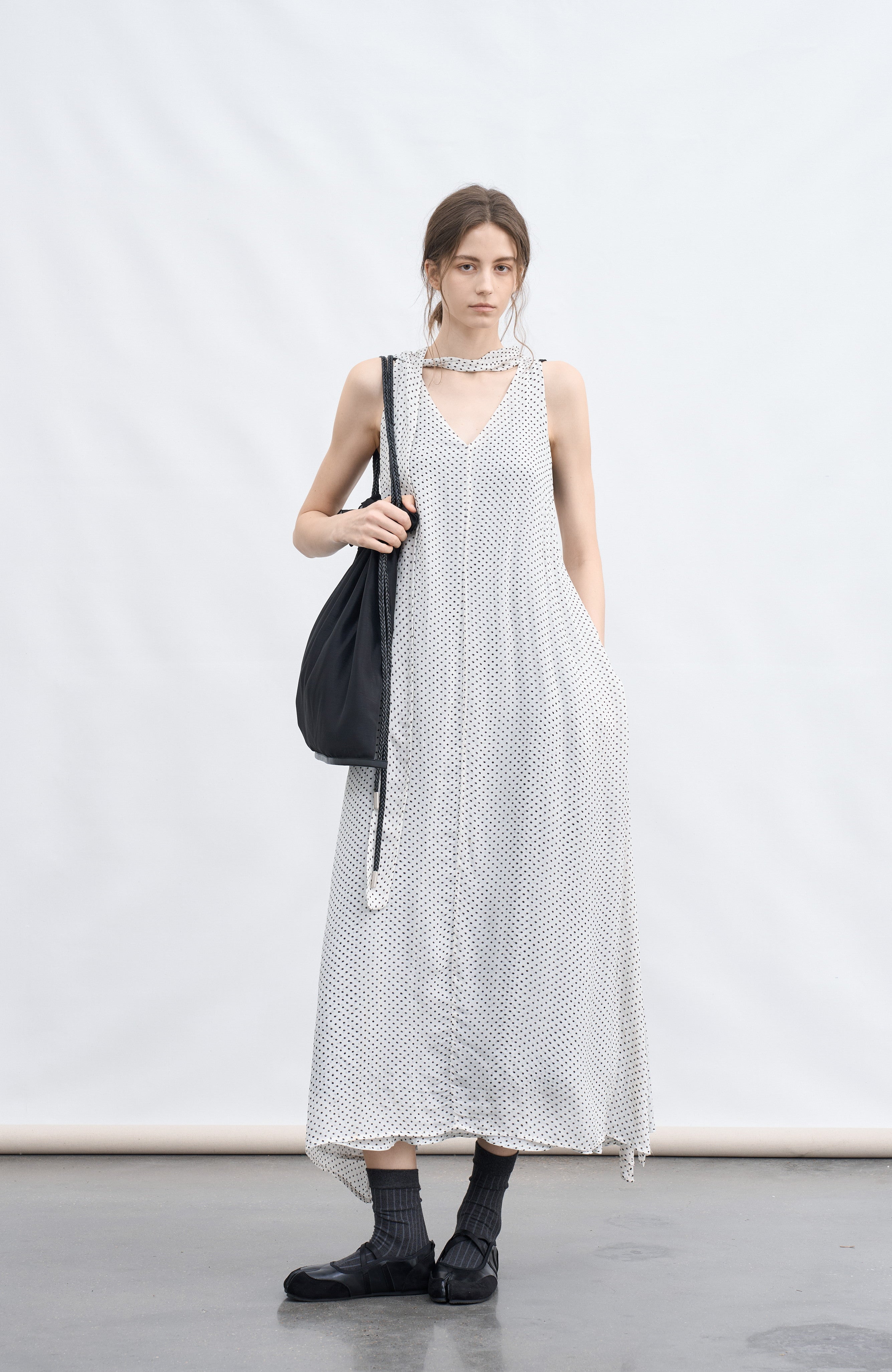 POLKA DOT LAYER DRESS / 폴카 도트 레이어 원피스
