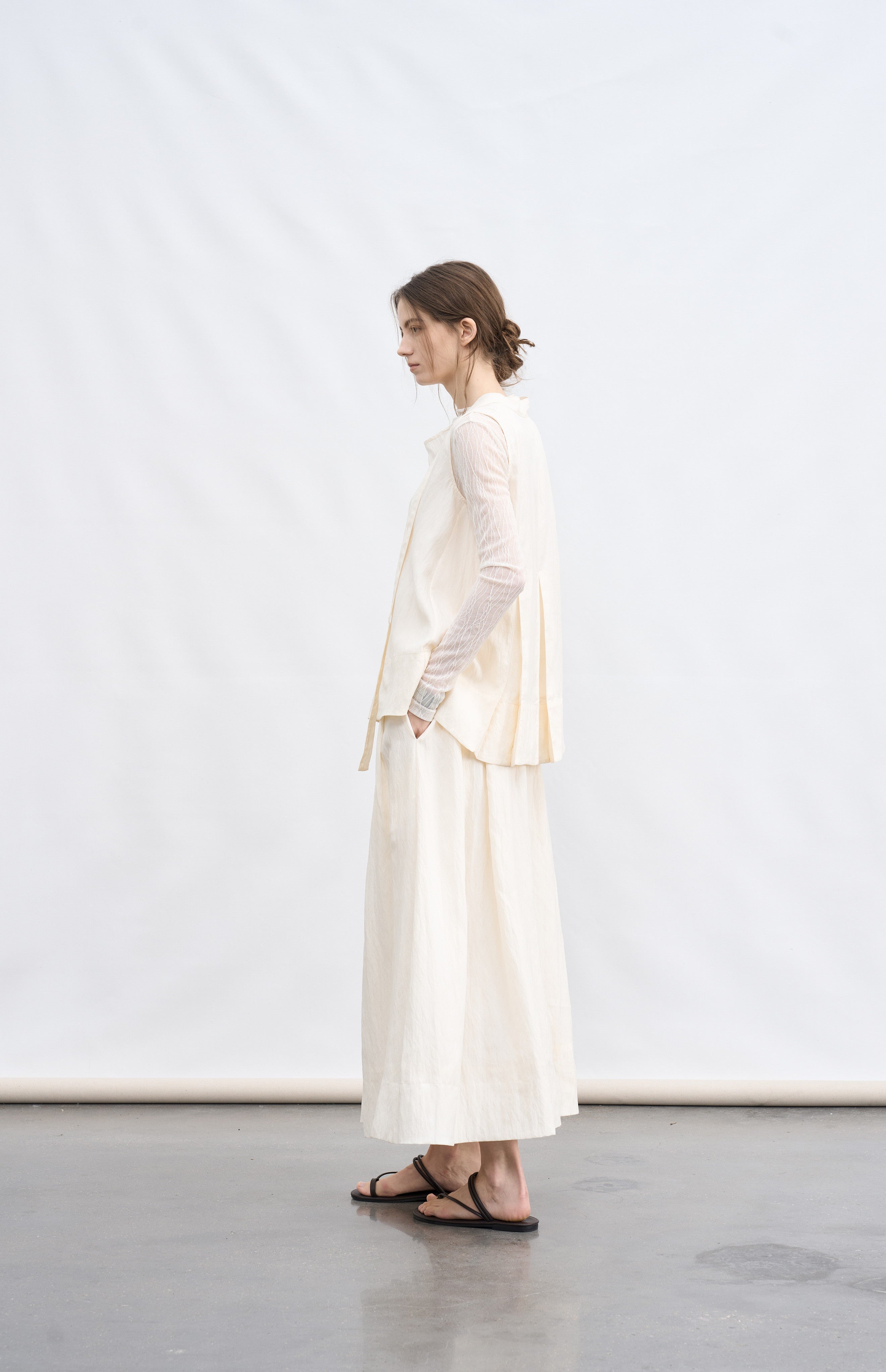 DRY CRINKLE SMOOTH SKIRT / ドライクリンクルスムーススカート