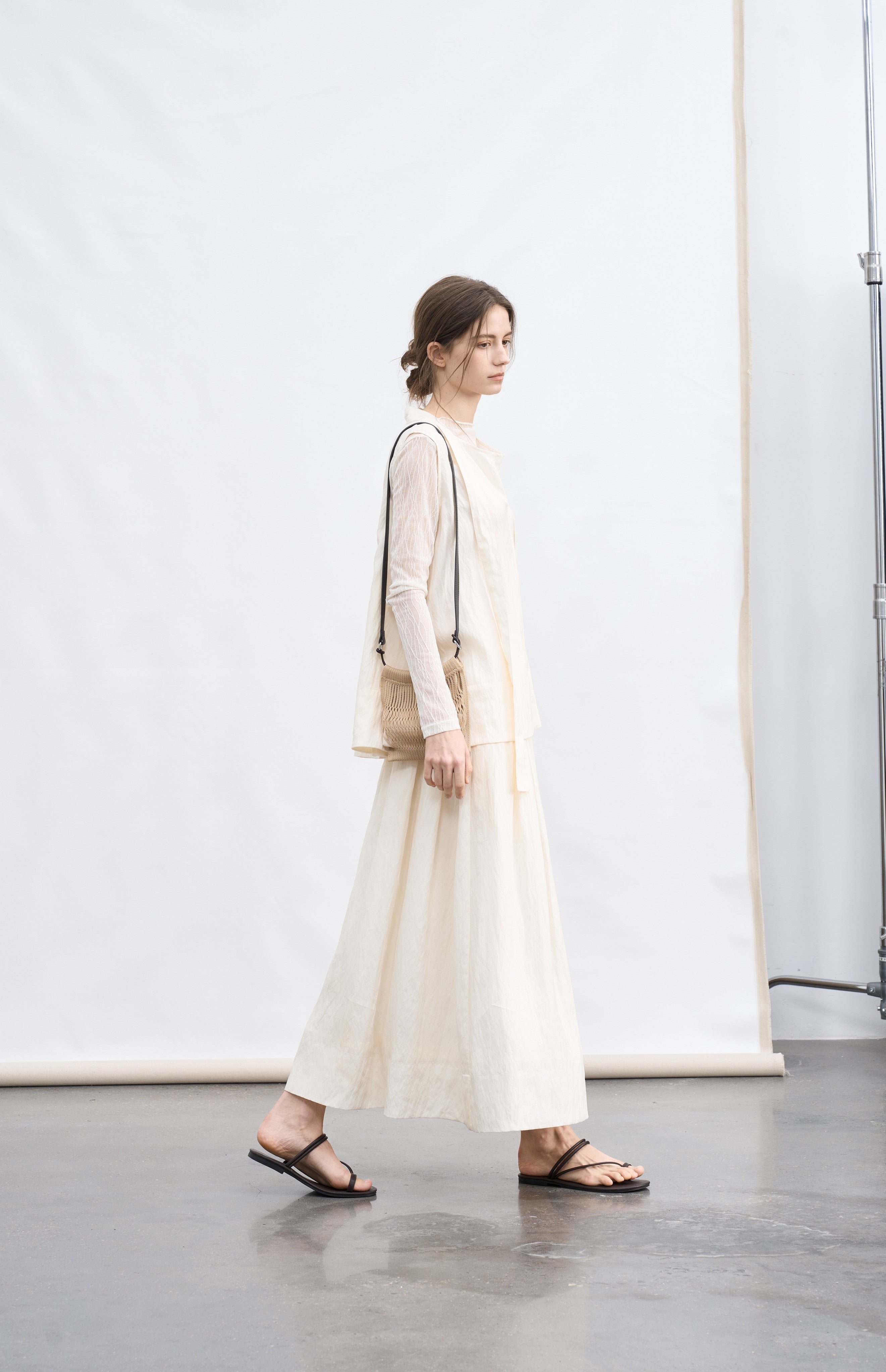 DRY CRINKLE SMOOTH SKIRT / ドライクリンクルスムーススカート