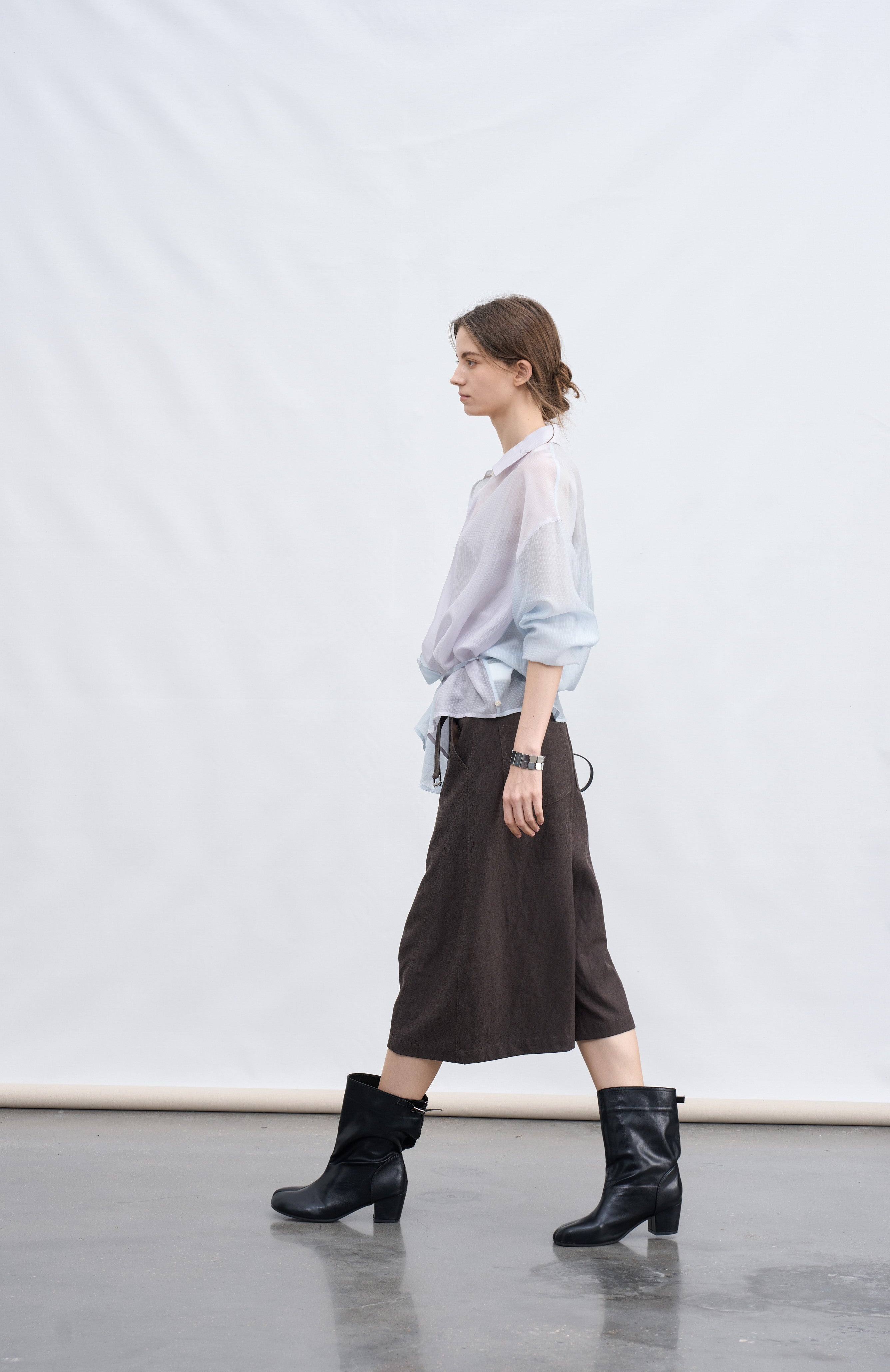 AQUA TONE STRING SHIRT / アクアトーンストリングシャツ