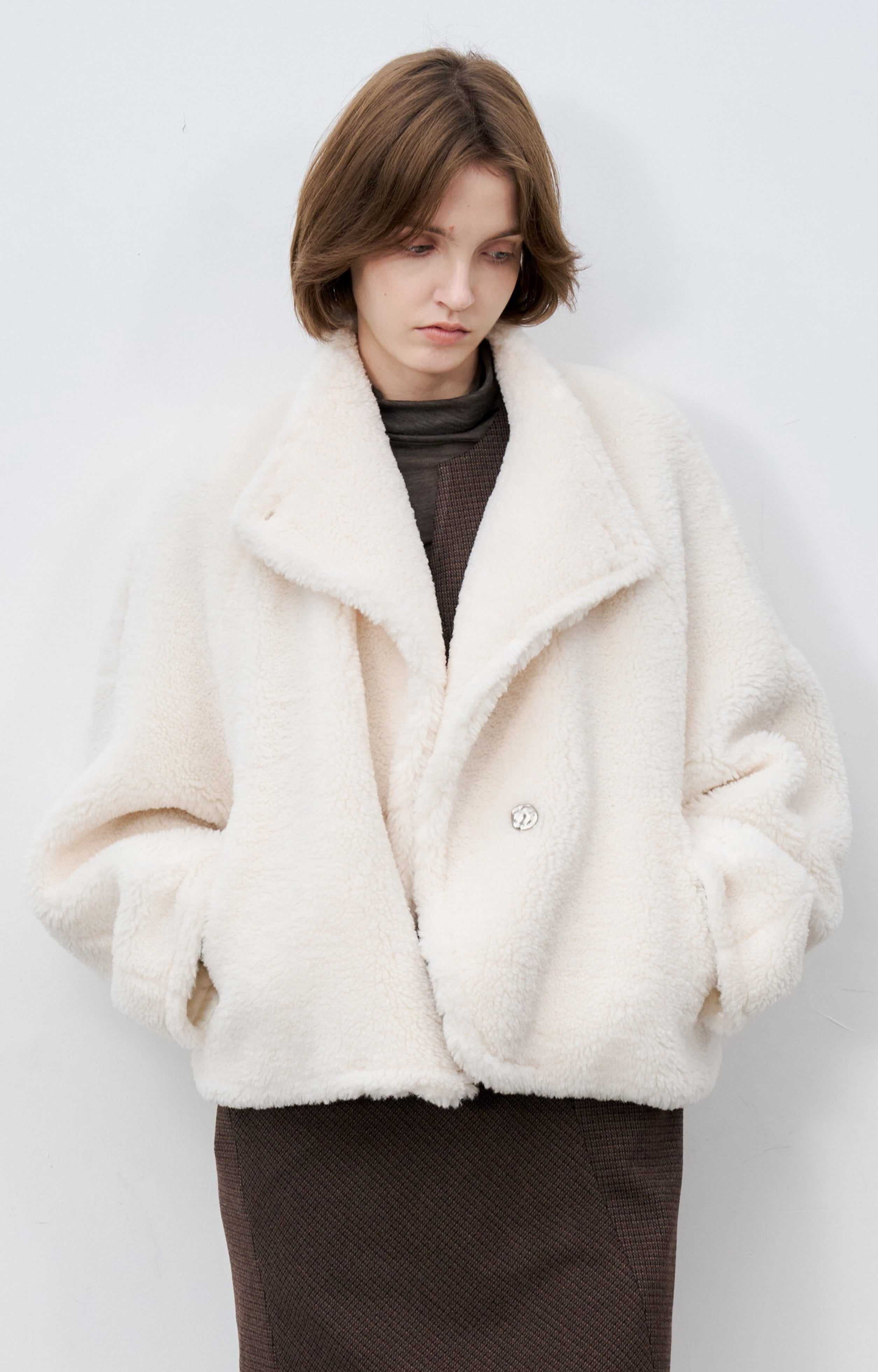 WARM LAPEL BOA JACKET / ウォームラペルボアジャケット