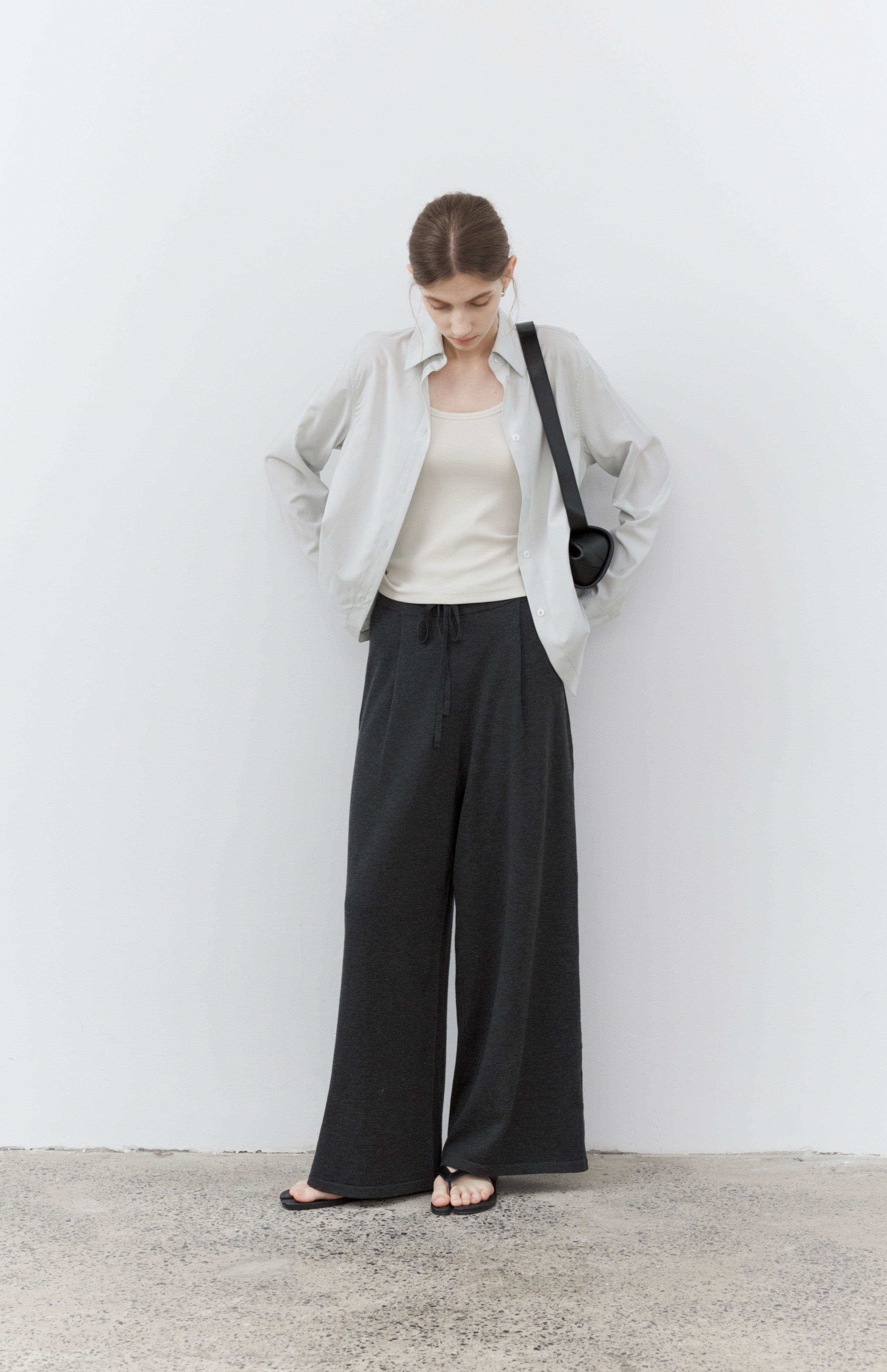 AIRY DRAPE WIDE PANTS / エアリードレープワイドパンツ